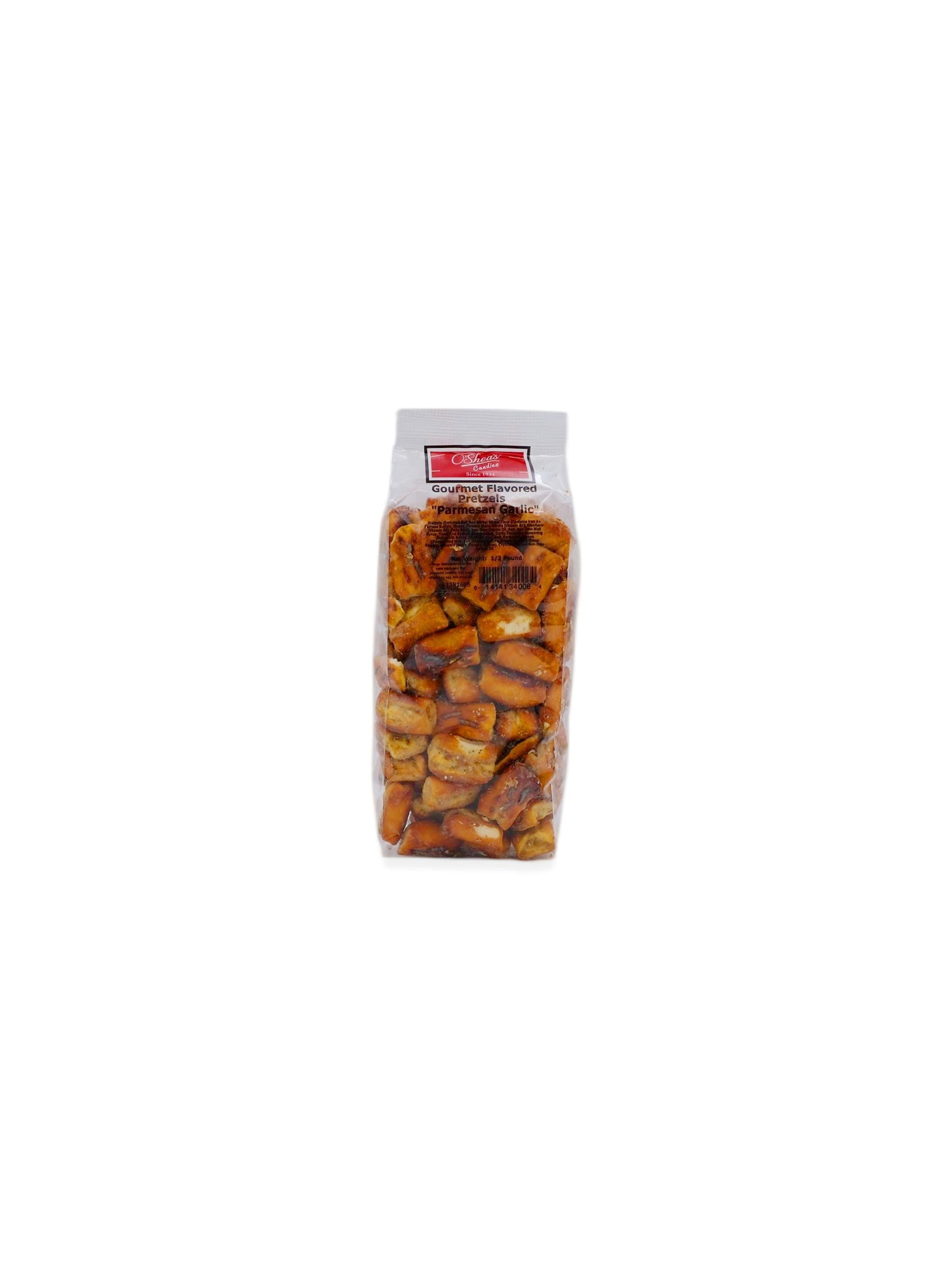 O'Shea's Candies Sweet Shop Gourmet Pretzels 'Parmesan Garlic' 1/2lb