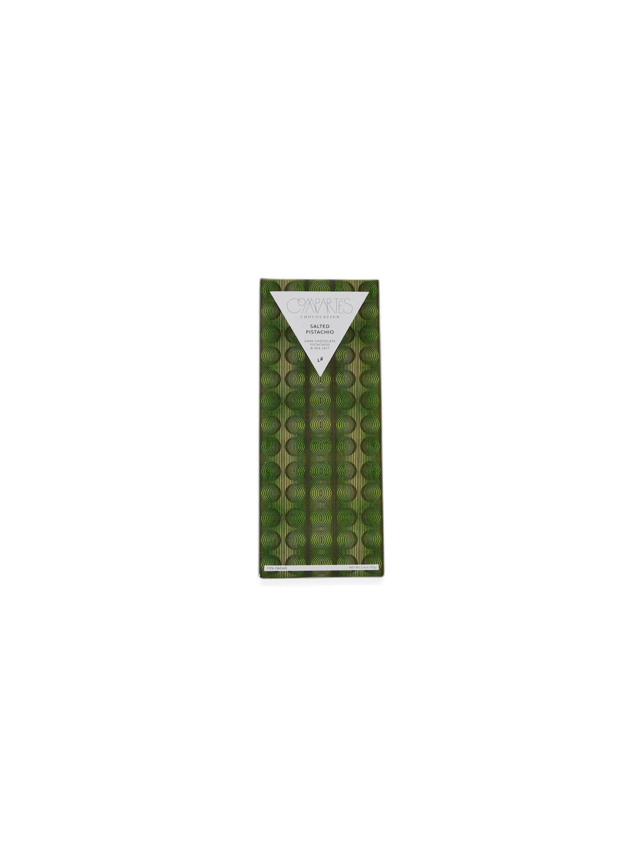 Compartes Salted Pistachio Chocolate Bar 3oz/85g