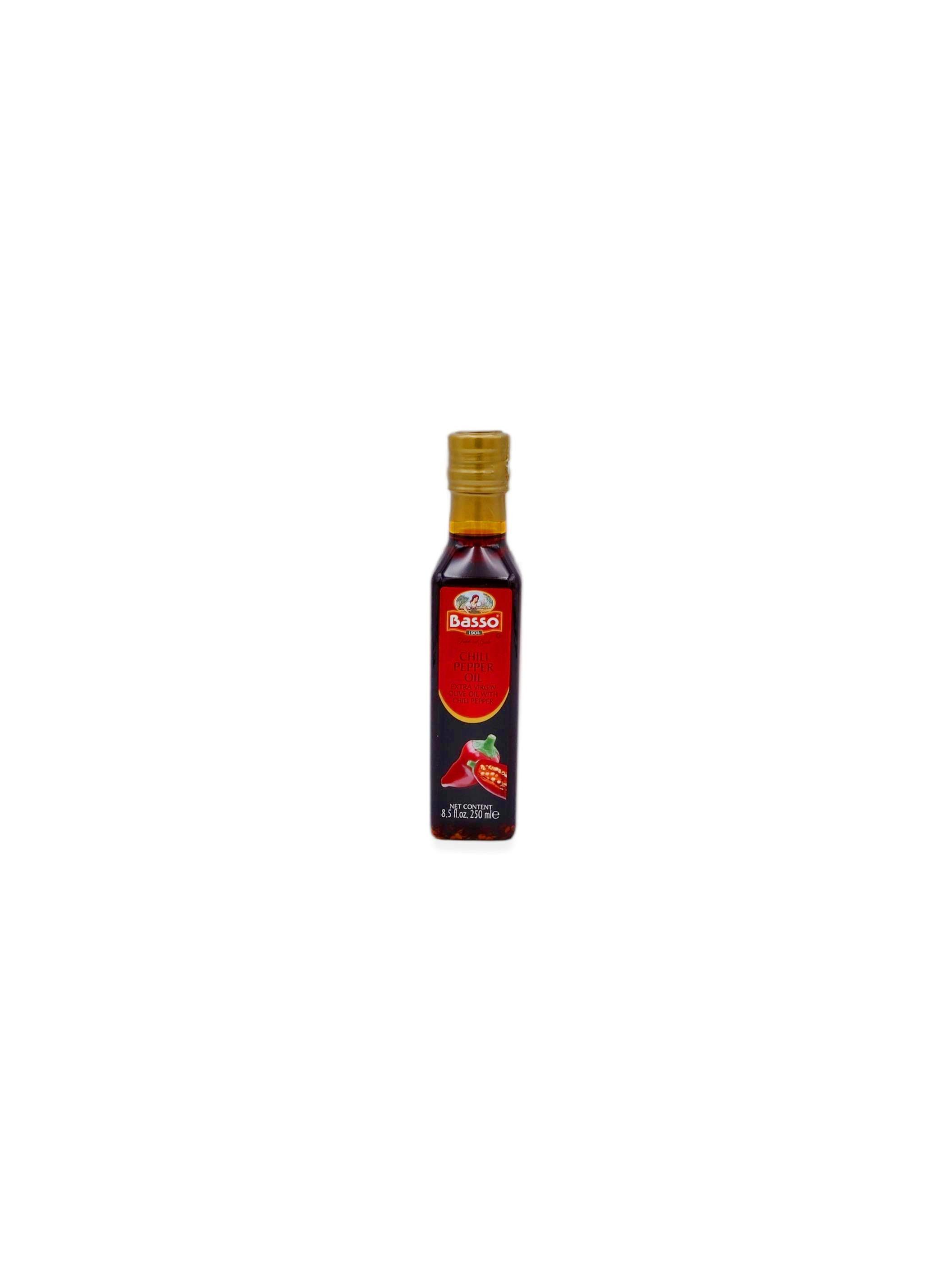 Basso 1904 Spicy Chili Infused Extra Virgin Olive Oil 8.5oz