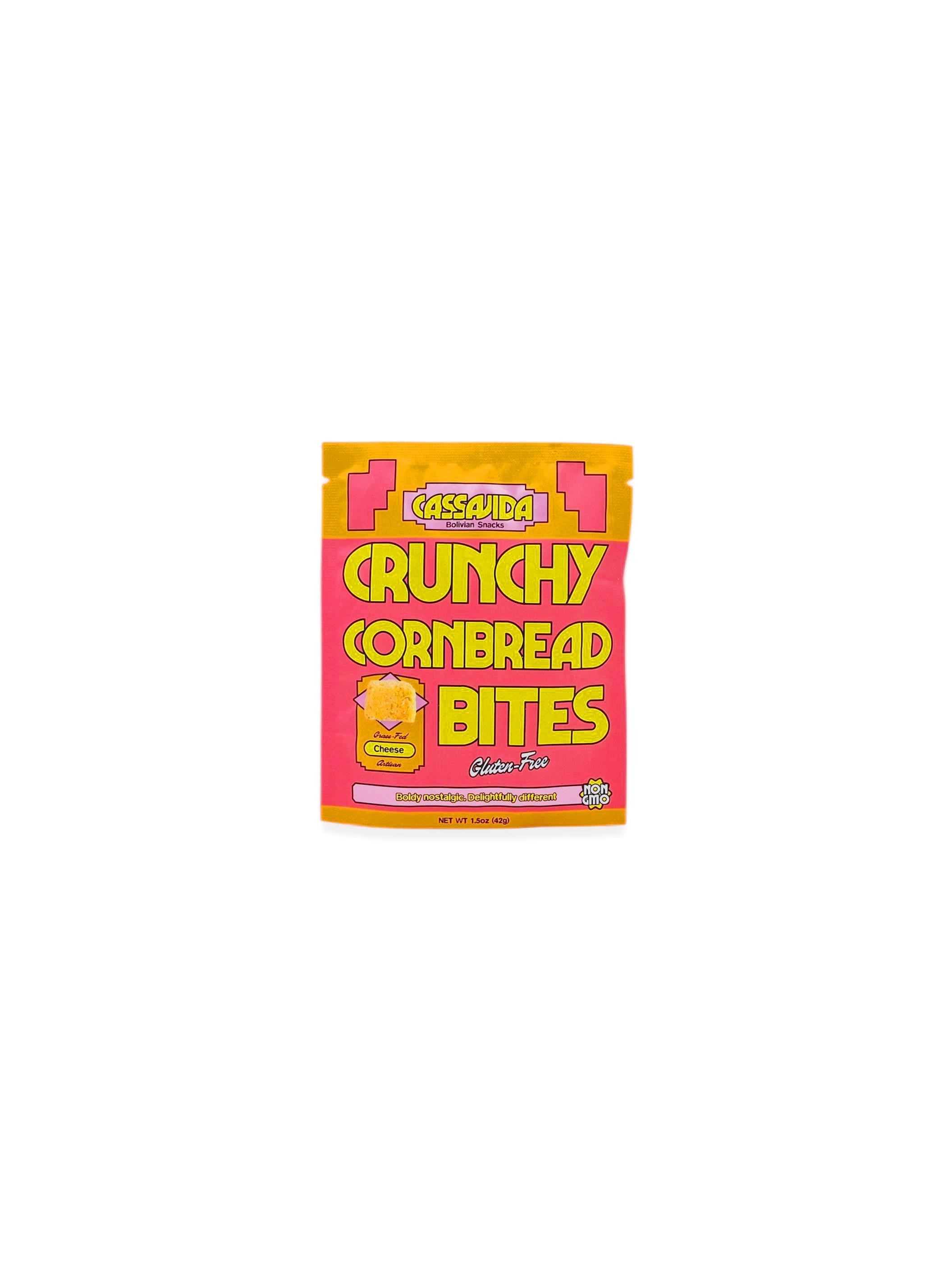 Cassavida Gluten Free Crunchy Cornbread Bites 1.5oz/42g
