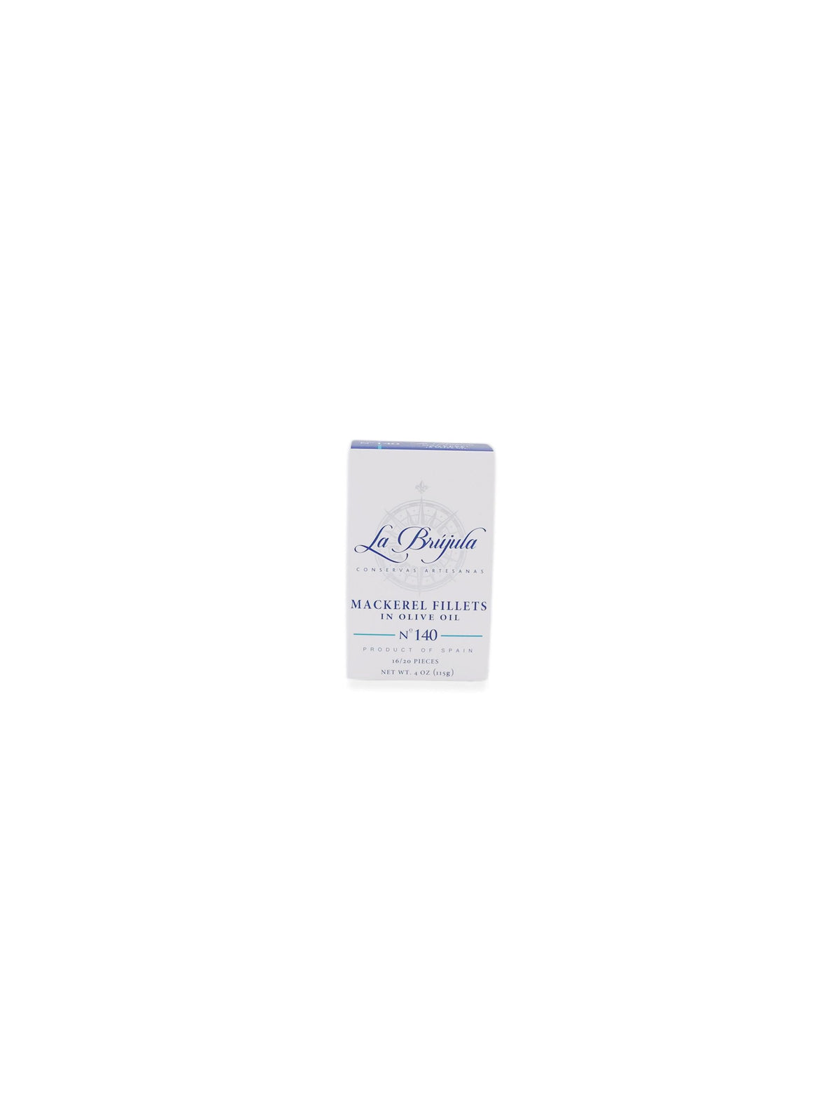 La Brujula Mackerel Fillets in Olive Oil 4oz/115g