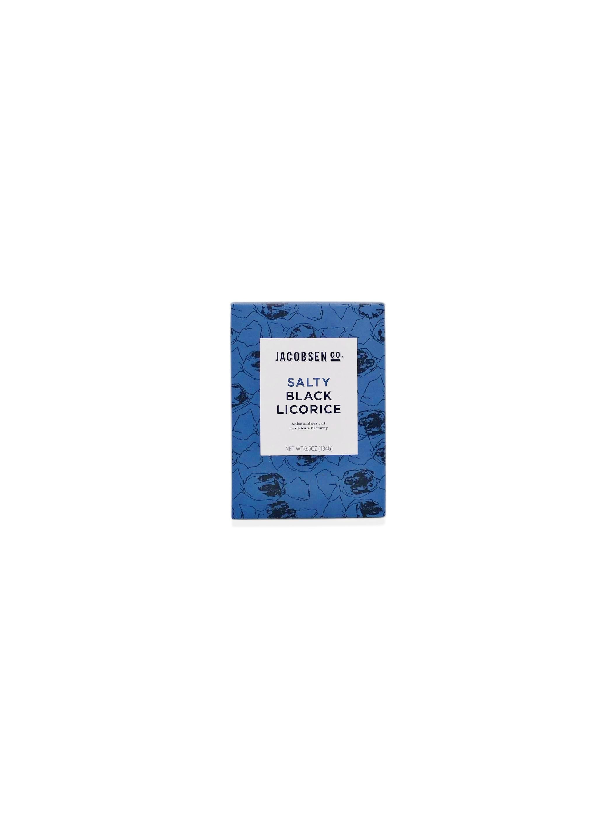 Jacobsen Salt Co. Salty Black Licorice with Pure Sea Salt 6.5oz/184g