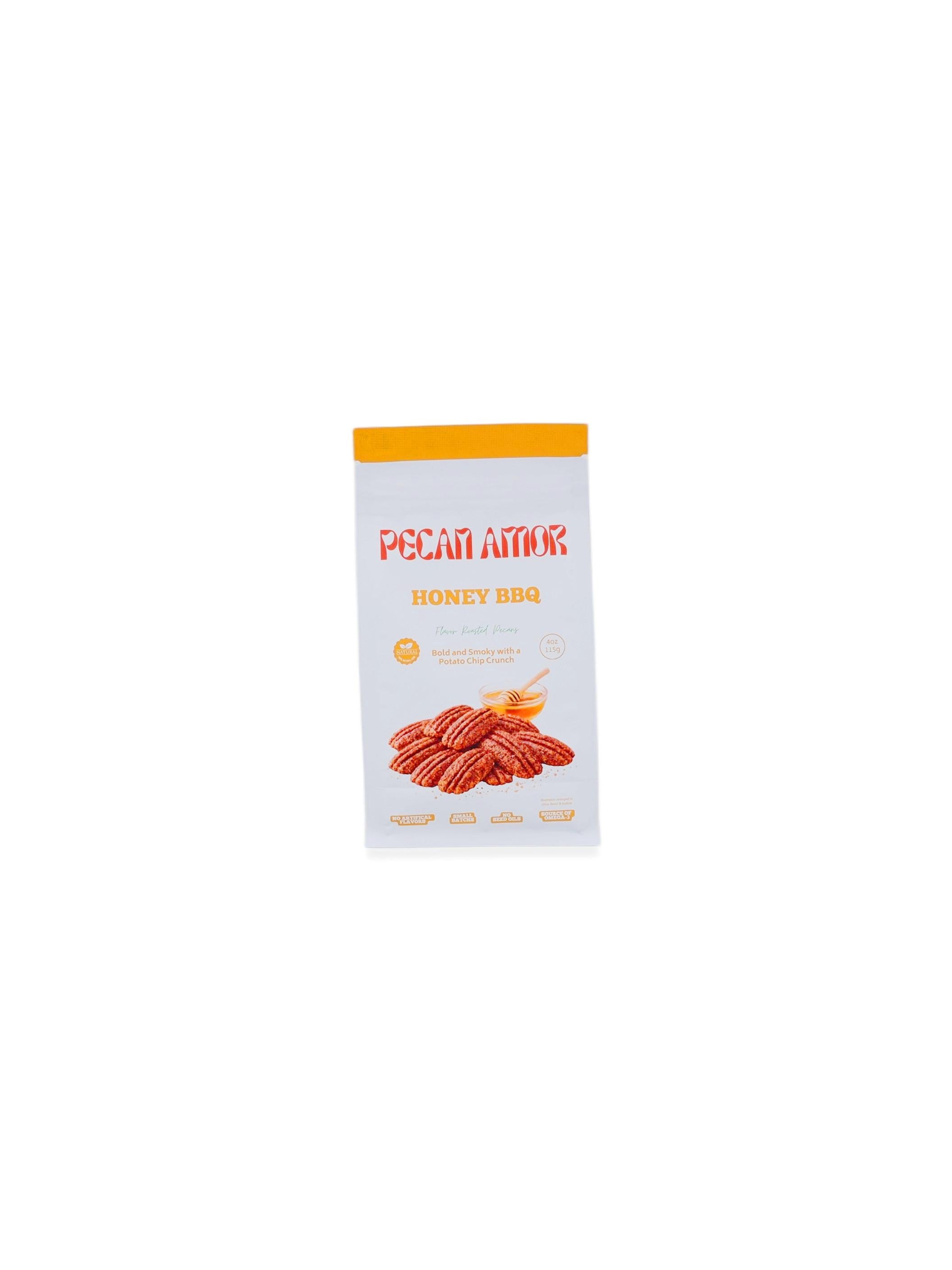 Pecan Amor Honey BBQ Roasted Pecans 4oz/115g