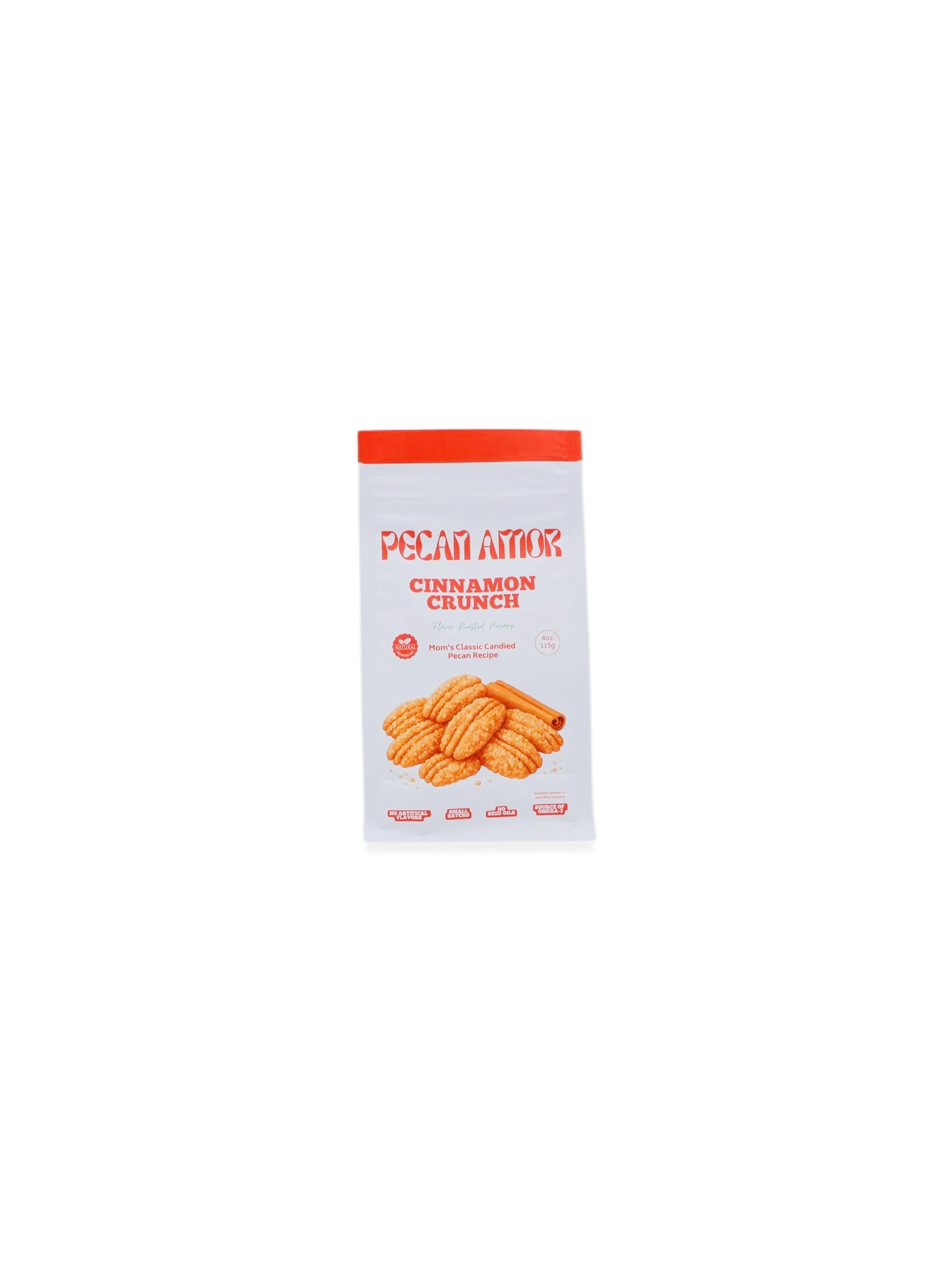 Pecan Amor Cinnamon Crunch Roasted Pecans 4oz/115g