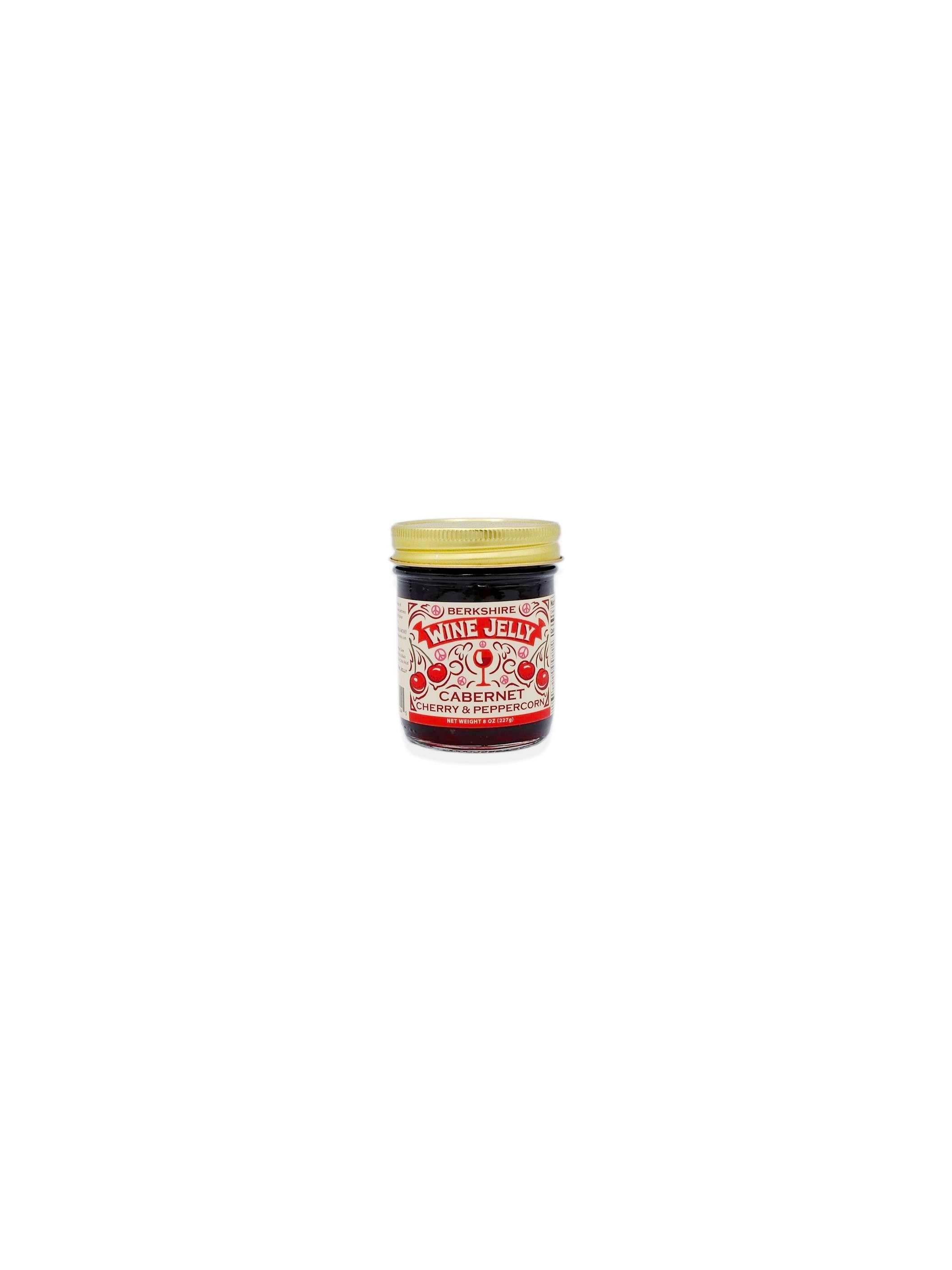 Berkshire Wine Jelly 'Cabernet' Cherry & Peppercorn 8oz/227g