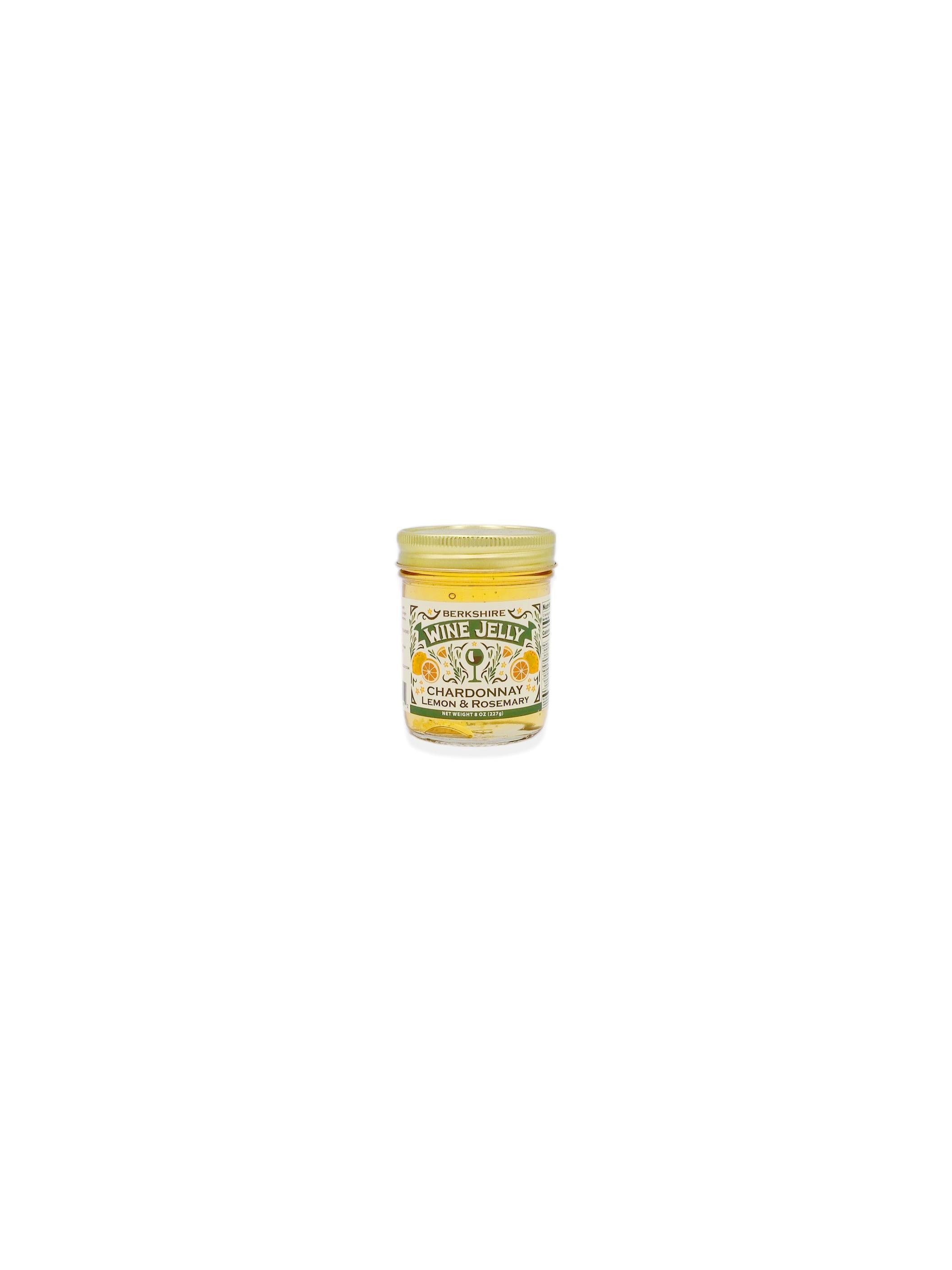 Berkshire Wine Jelly 'Chardonnay' Lemon & Rosemary 8oz/227g