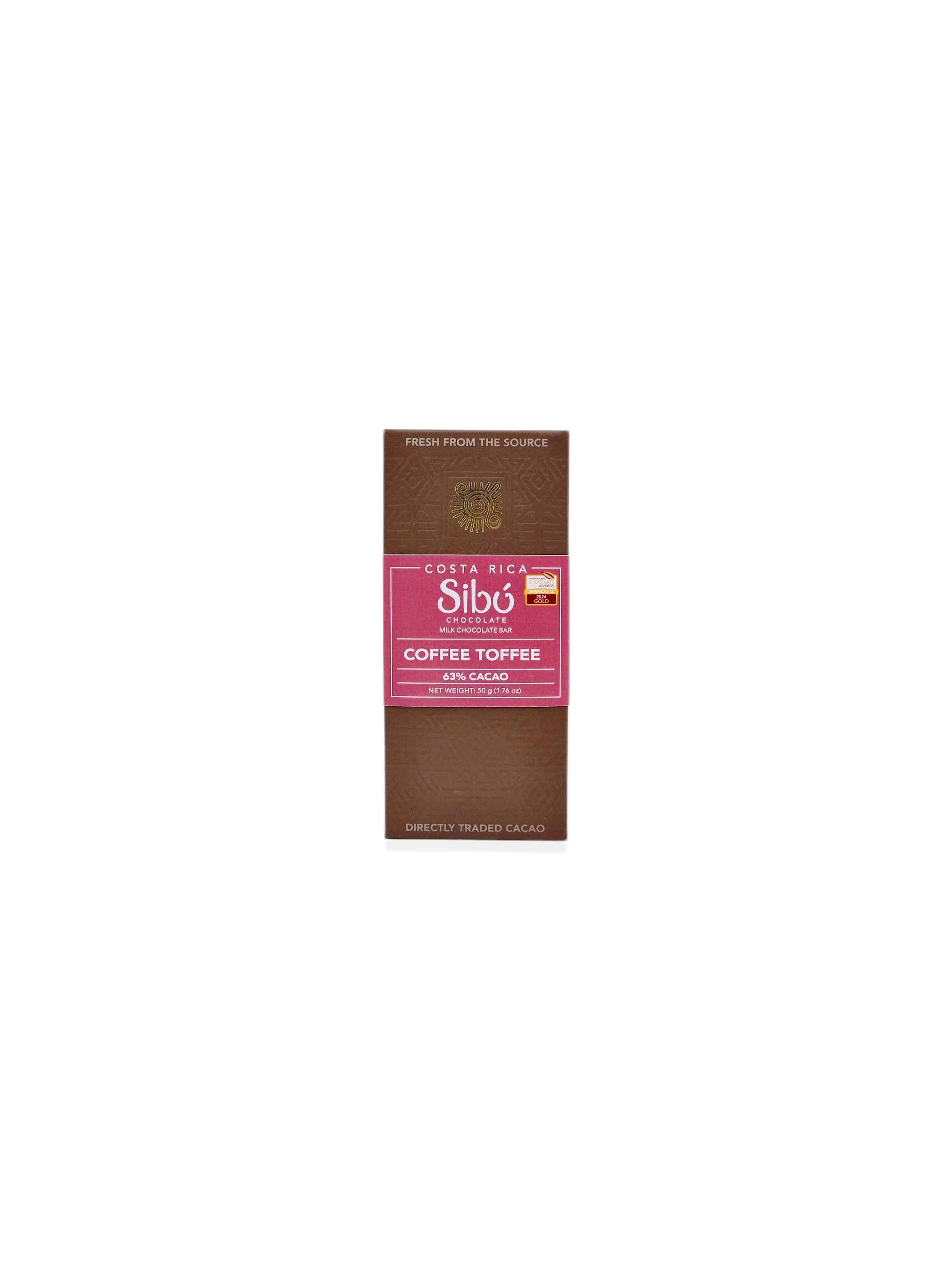 Sibú Coffee Toffee Milk Chocolate 1.76oz/50g