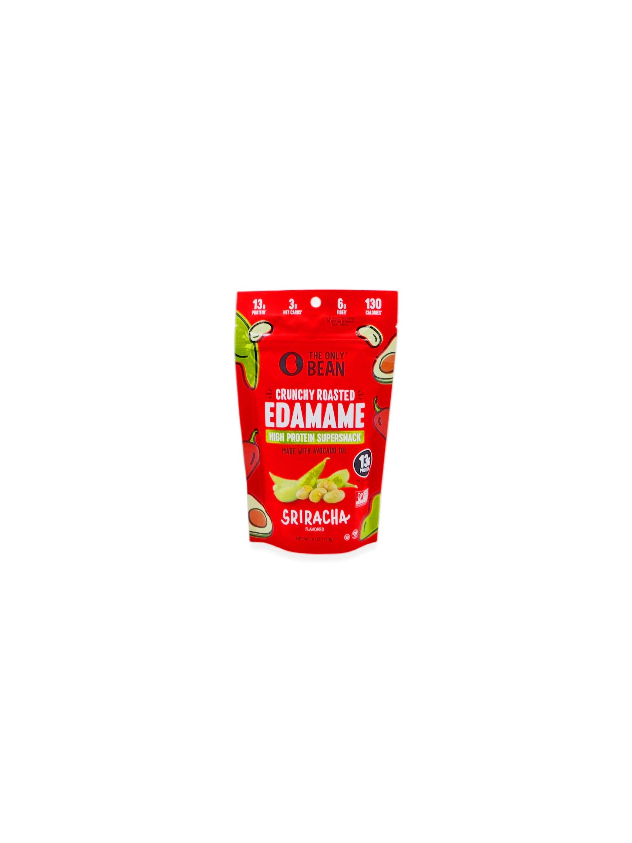 The Only Bean Crunchy Roasted Edamame Sriracha 4oz/113g