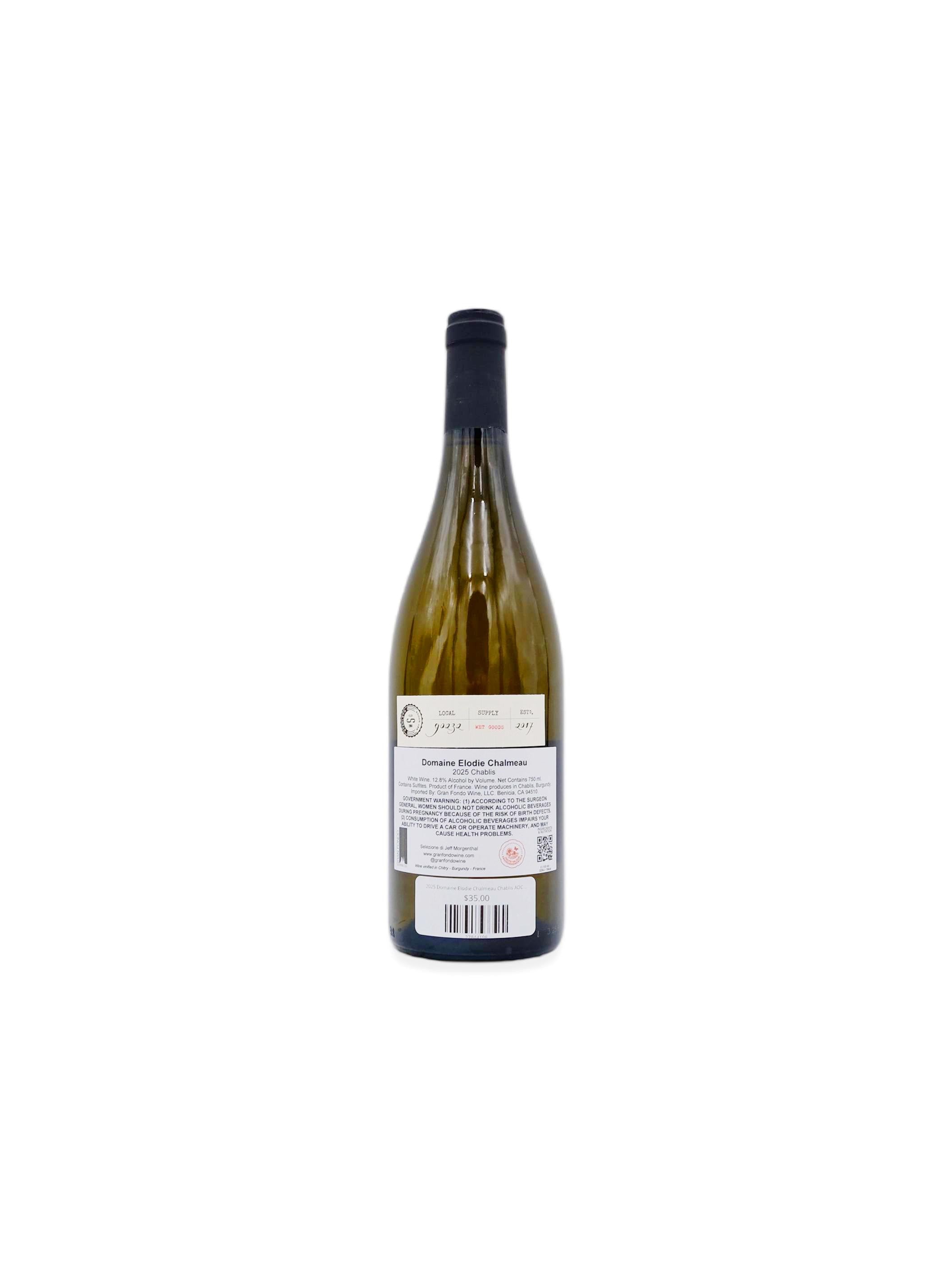 2025 Domaine Elodie Chalmeau Chablis AOC 750mL
