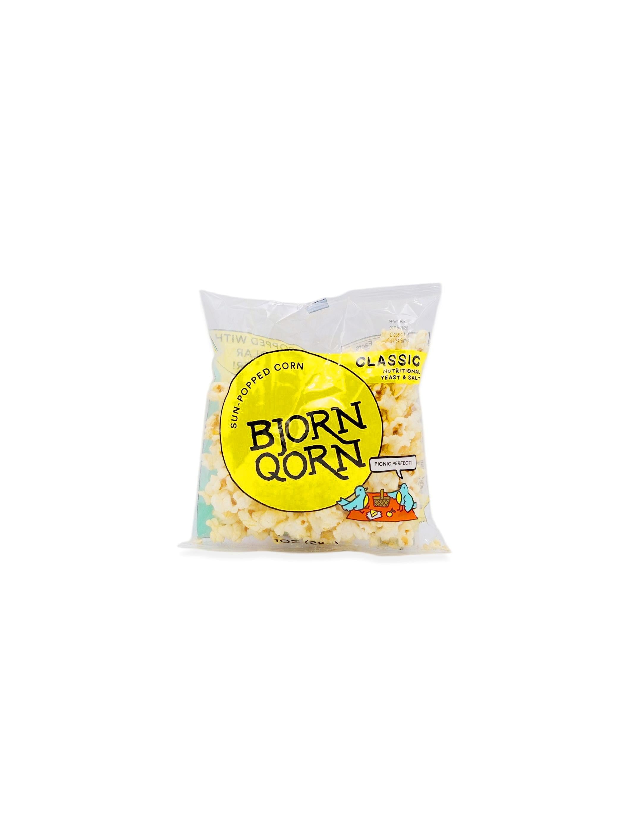 Bjorn Qorn Classic Popcorn 1oz