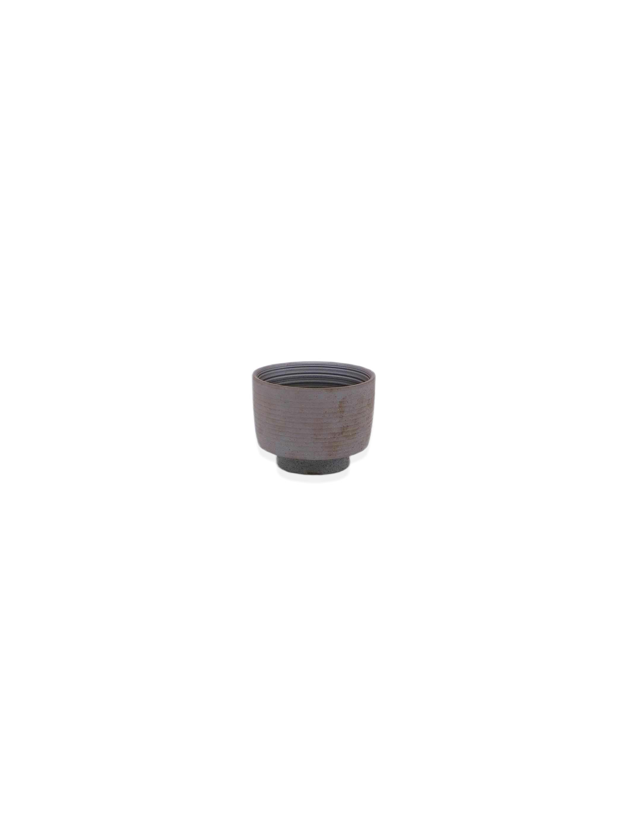 Small Rough Grey Tea Cup Set of 2