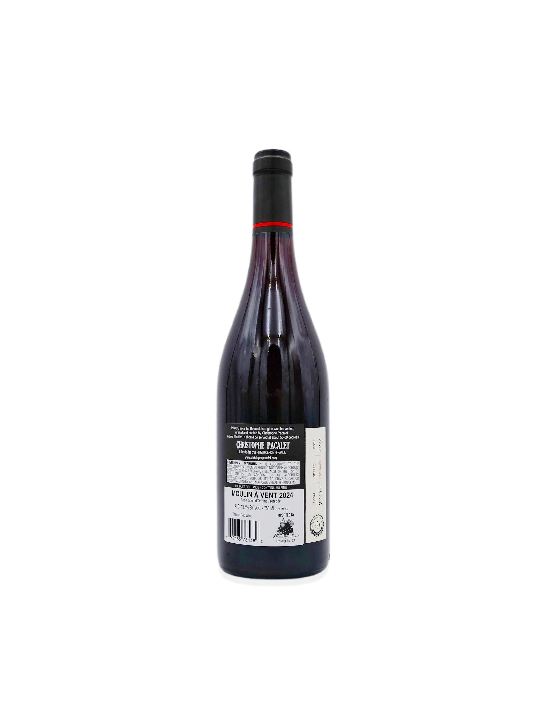 2024 Christophe Pacalet Moulin a Vent 750mL