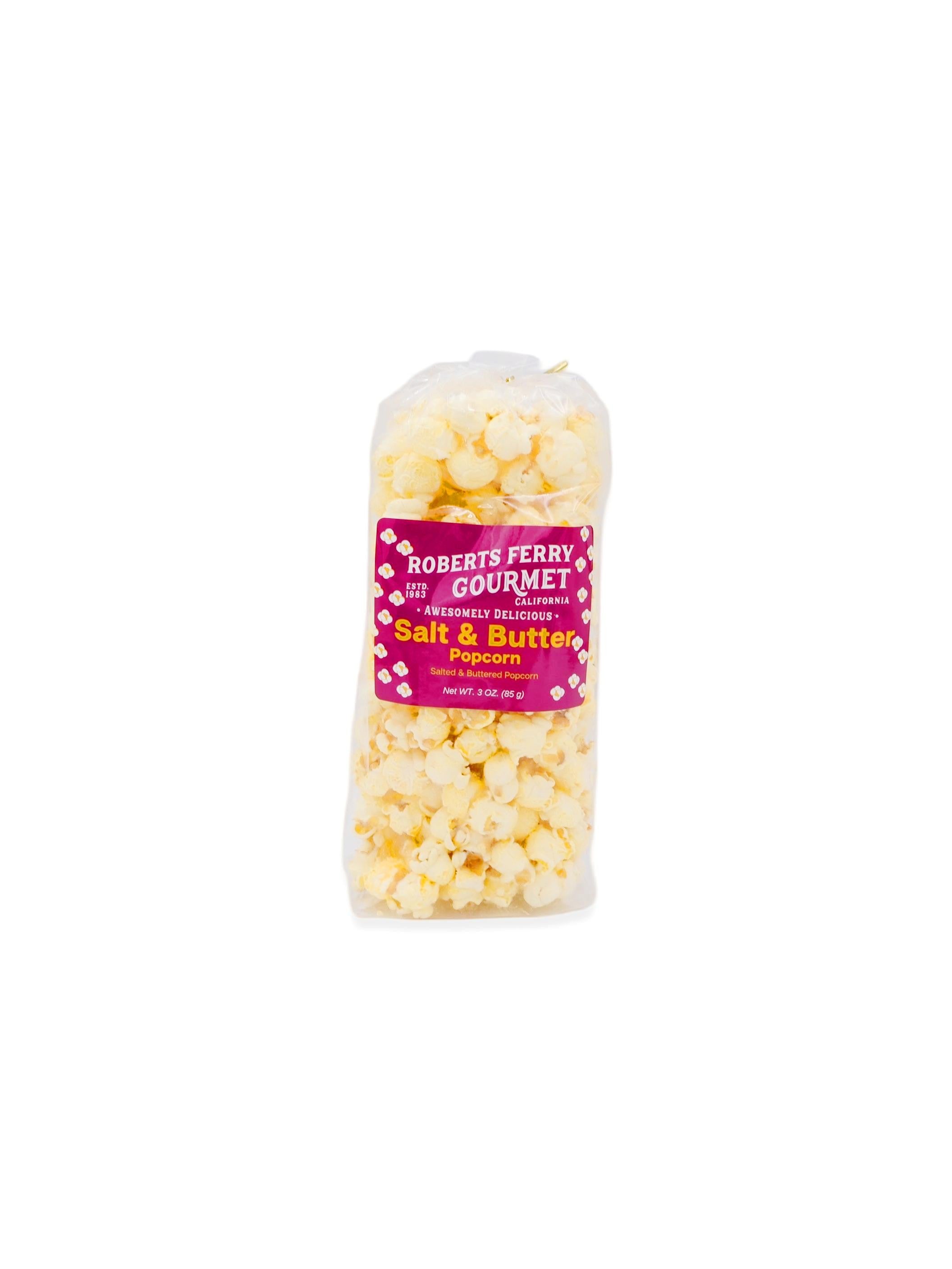 Roberts Ferry Gourmet Salt & Butter Popcorn 3oz/85g