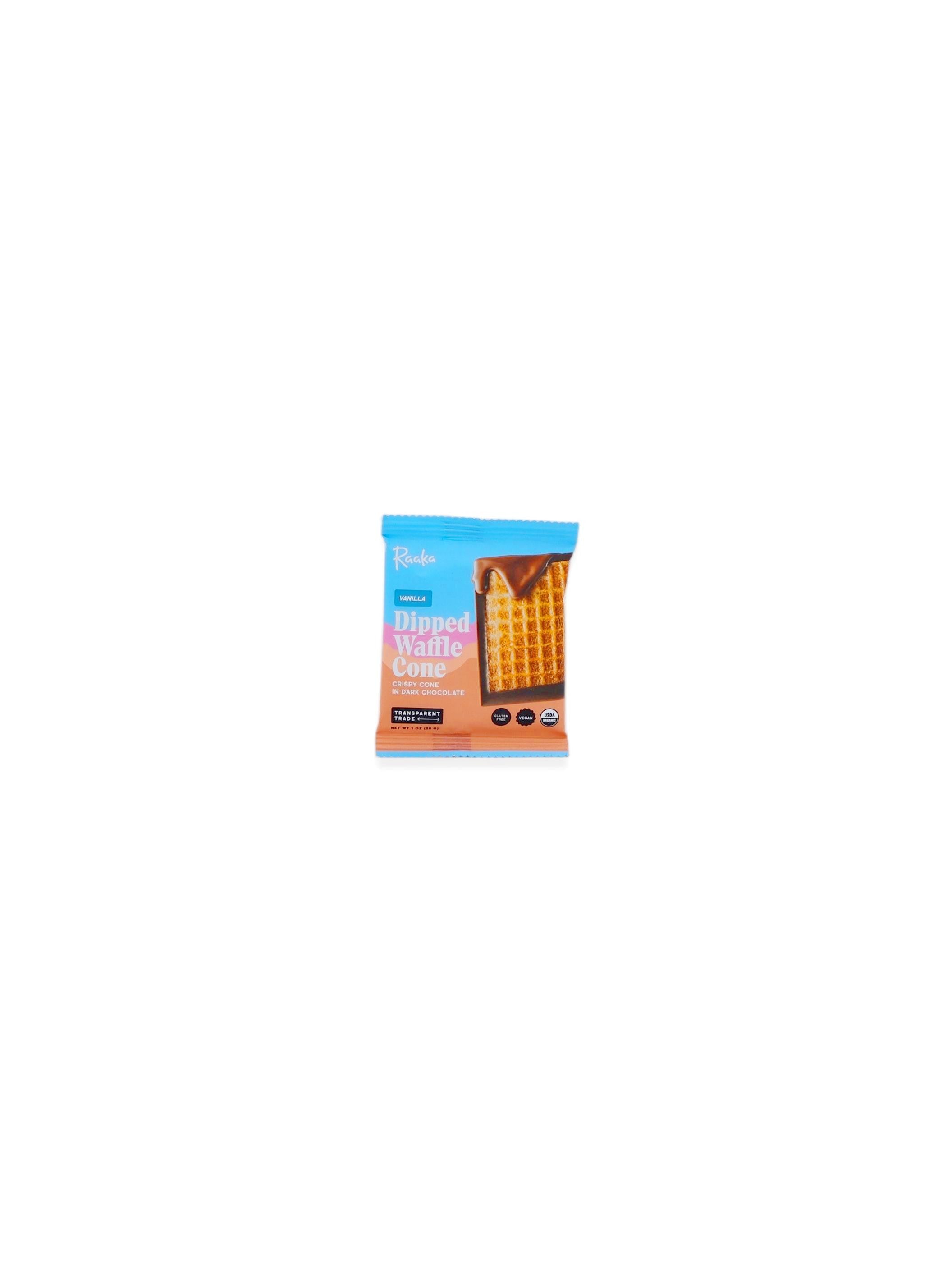 Raaka Vanilla Dipped Waffle Cone Chocolate Bar 1oz/28g