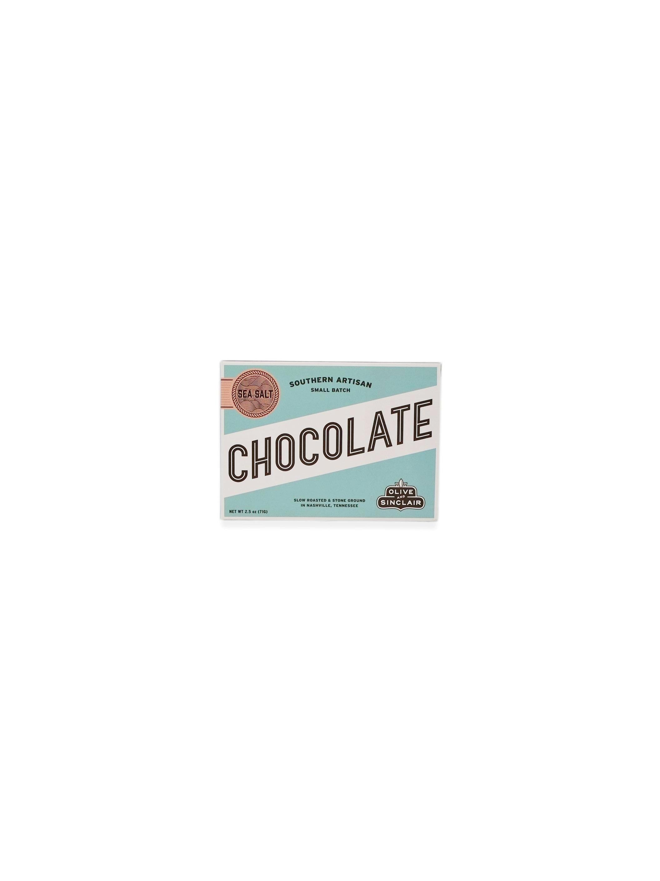 Olive & Sinclair Sea Salt Dark Chocolate Bar 2.5oz/71g