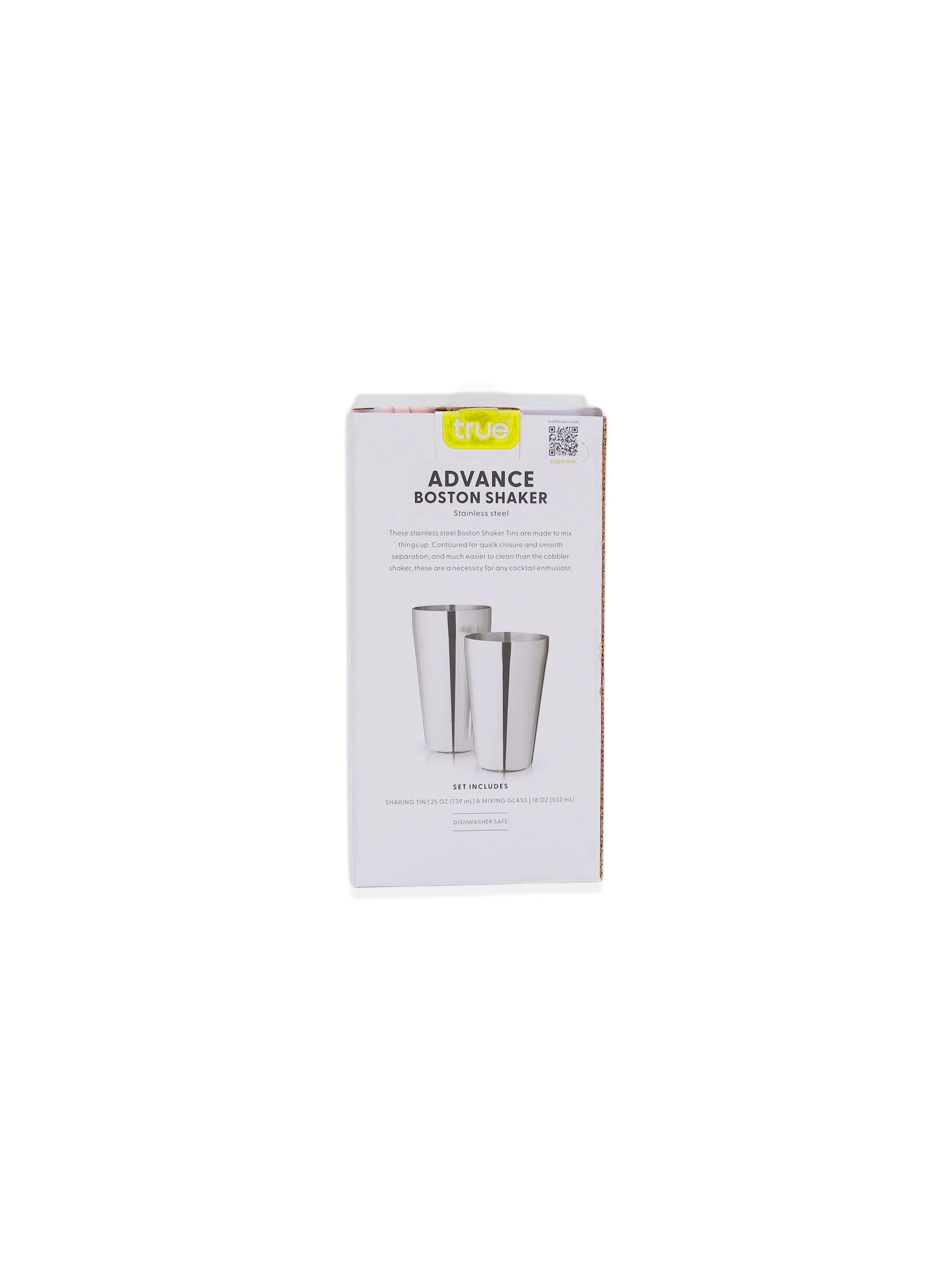 True Brands Stainless Steel Boston Shaker
