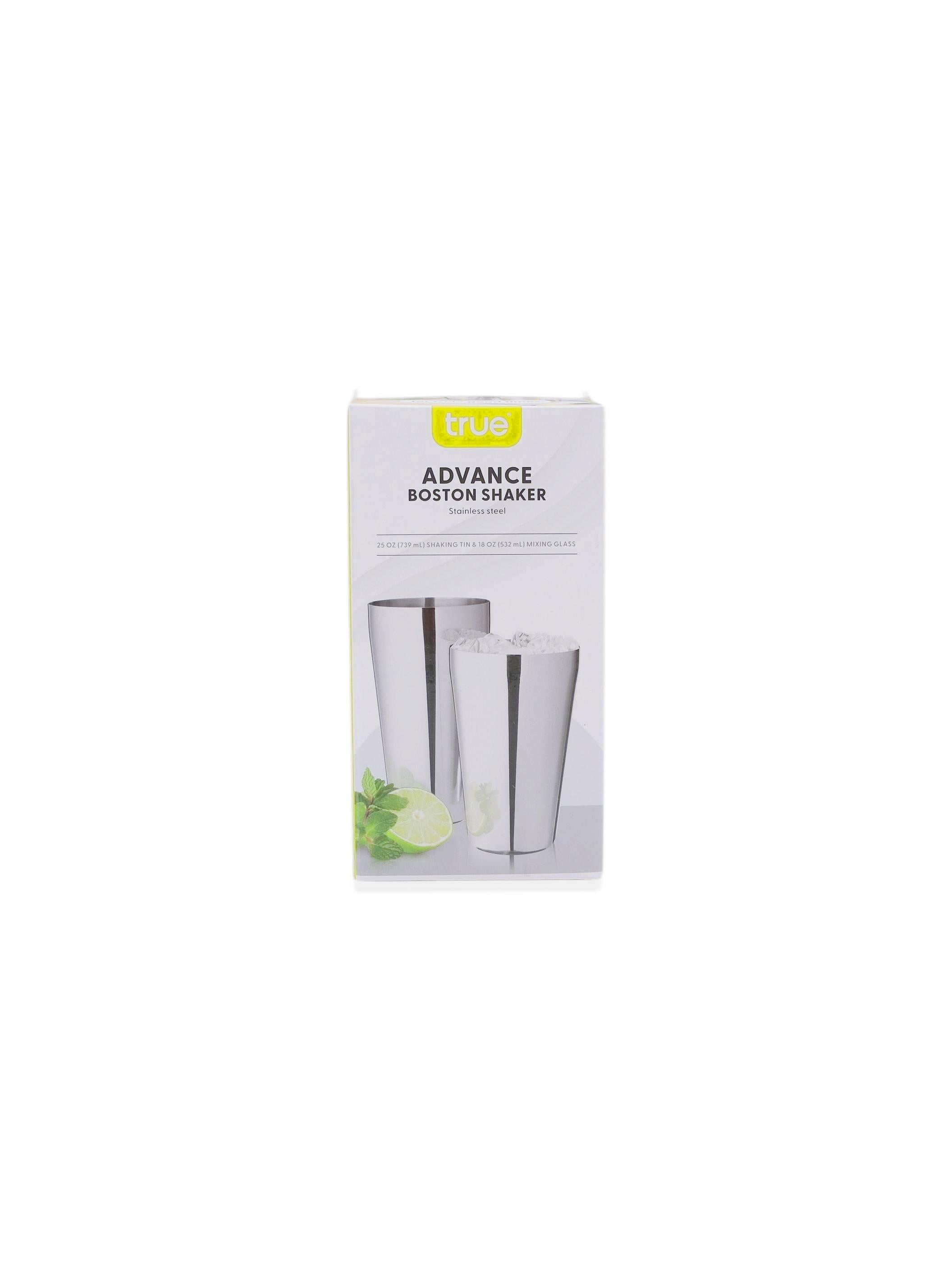 True Brands Stainless Steel Boston Shaker