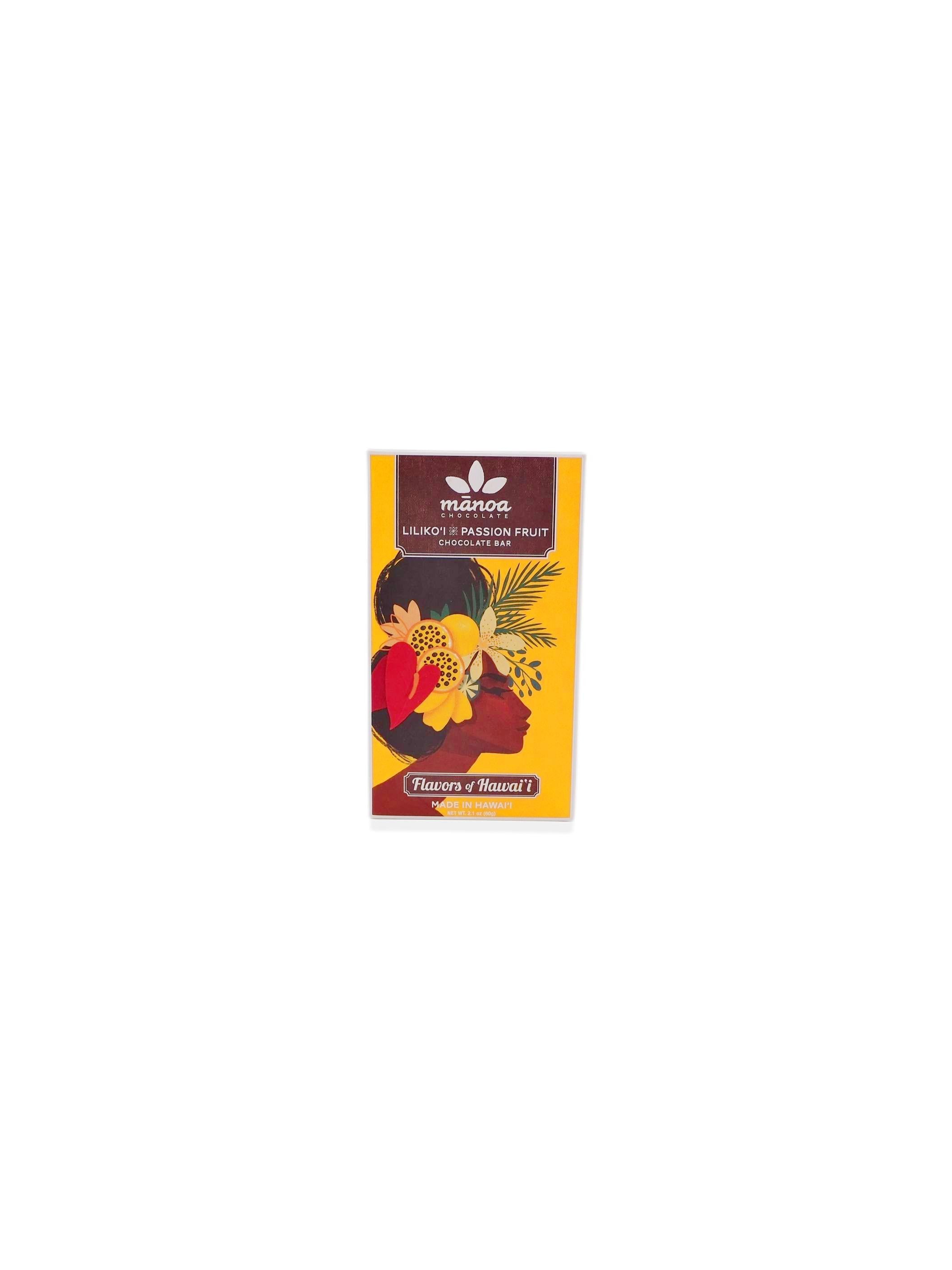 Manoa Lilikoʻi x Passion Fruit Chocolate Bar 2.1oz/60g