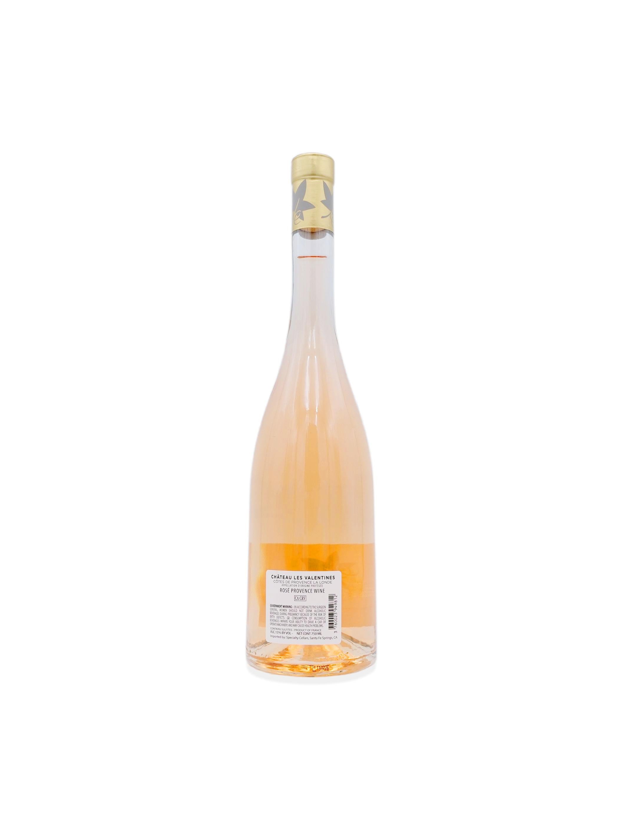 2025 Château Les Valentines AOP Côtes de Provence La Londe Rosé 750mL