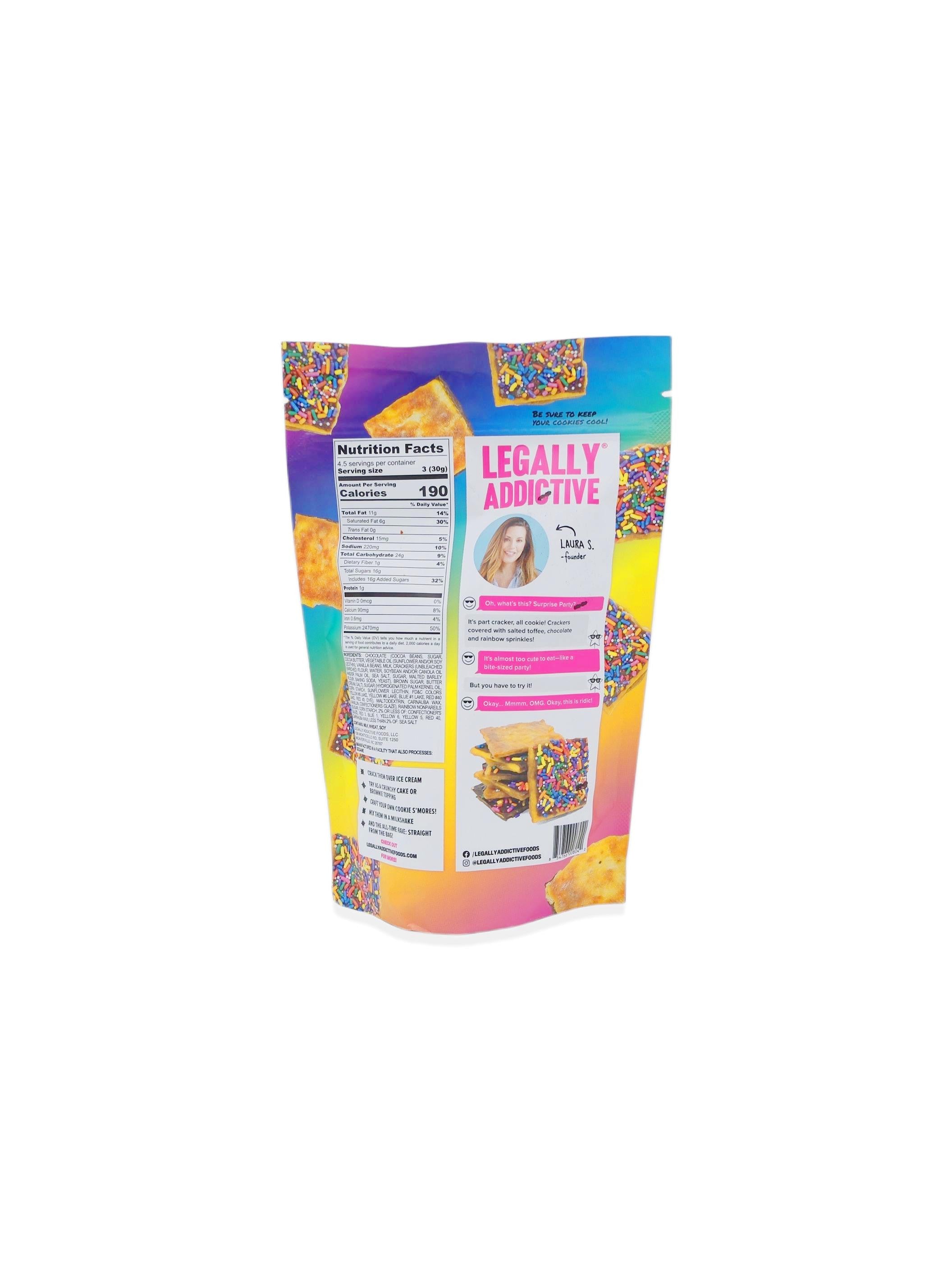 Legally Addictive Foods 'Surprise Party' Cookie Crackers 4.7oz/133g