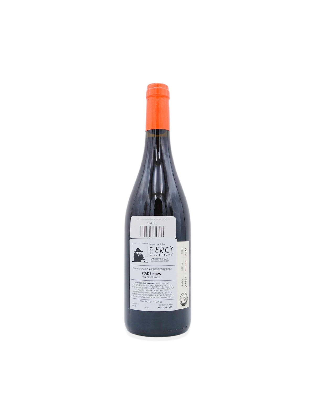 2025 Domaine Bobinet ‘Piak’ Rouge 750ml