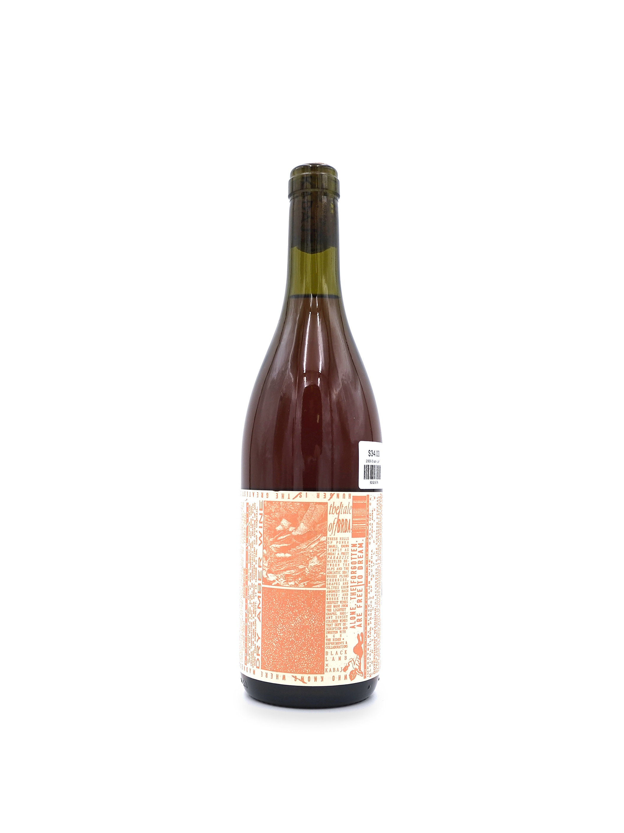 2009 Black Lamb 'Ghost Rider' Cuvee Amber Wine 750mL