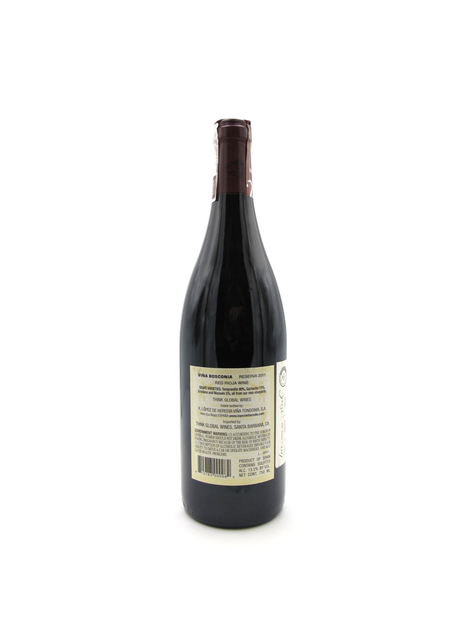 2011 R. Lopez de Heredia Viña Bosconia Reserva 750ml
