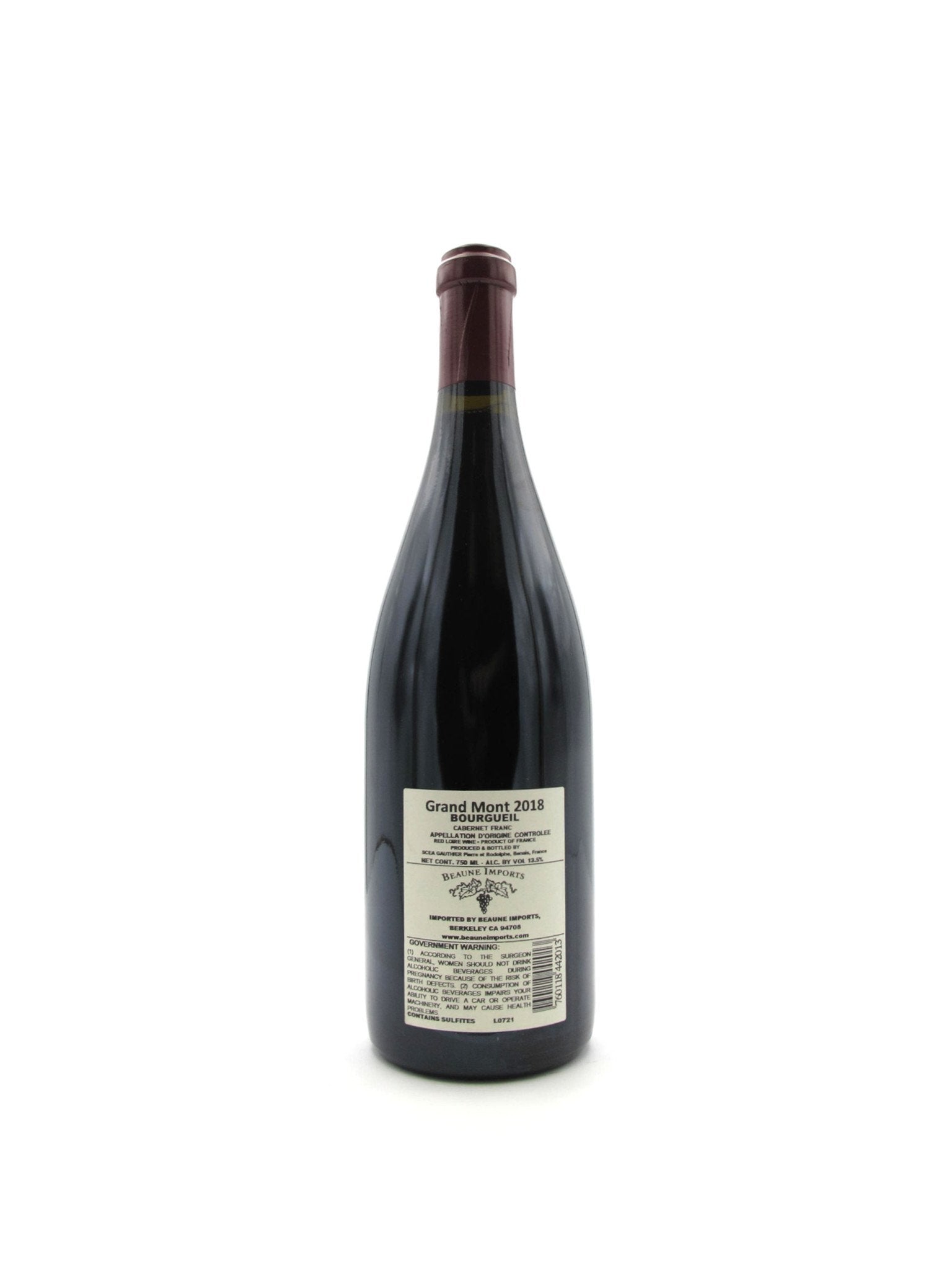 2018 Domaine du Bel Air 'Grand Mont' Bourgueil 750ml