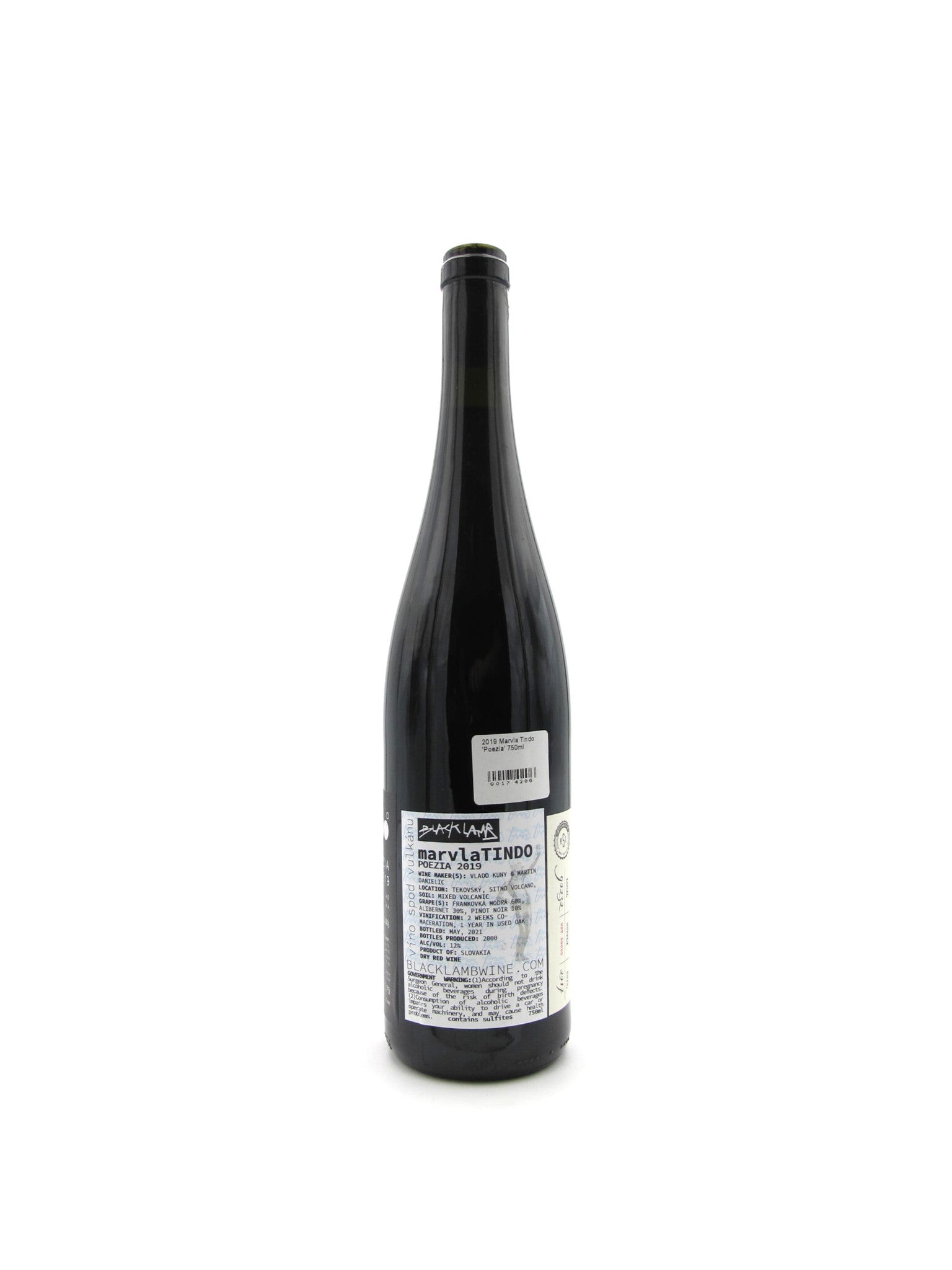2019 Marvla Tindo 'Poezia' 750ml