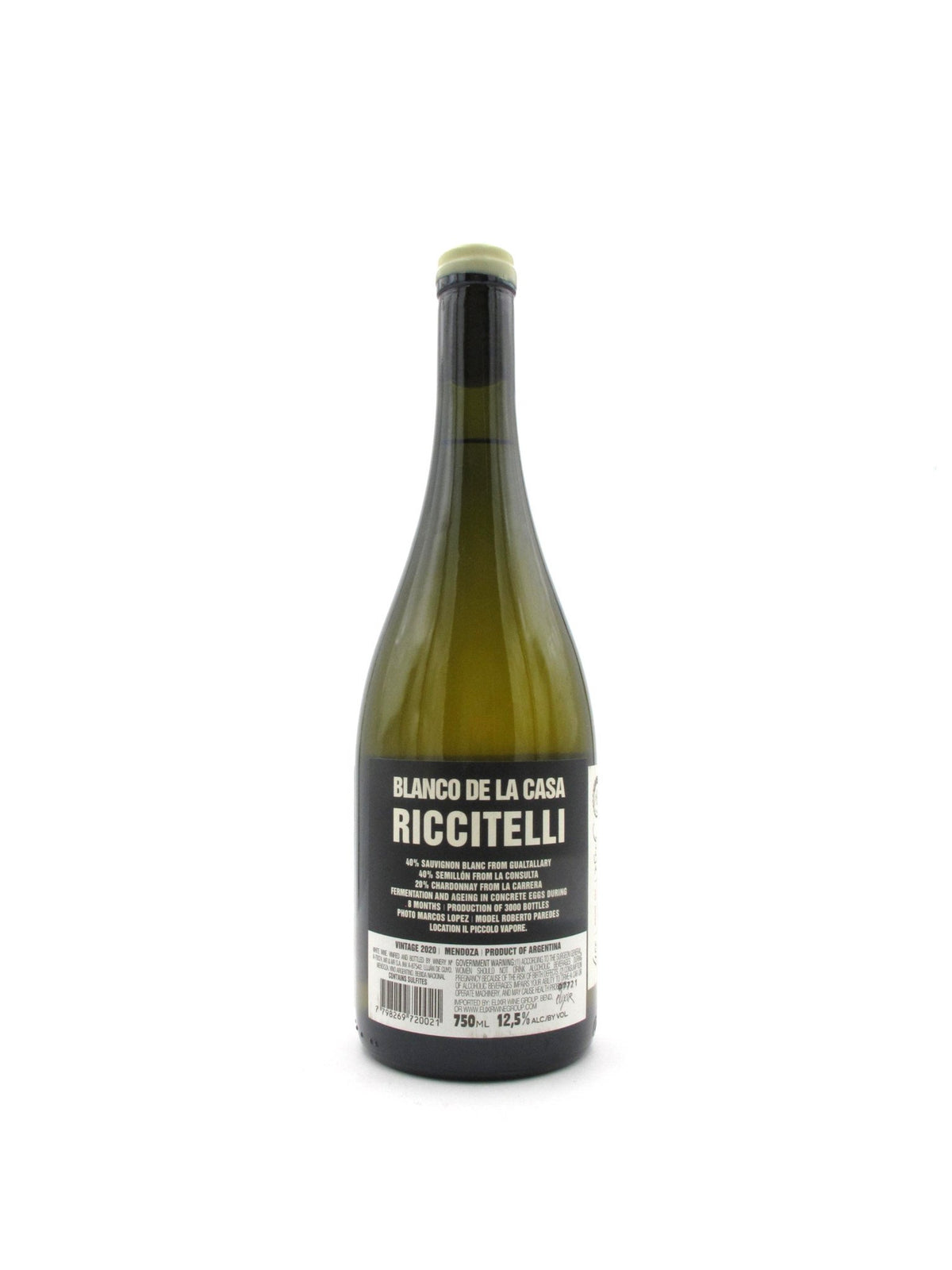 2023 Riccitelli 'Blanco de la Casa' 750ml