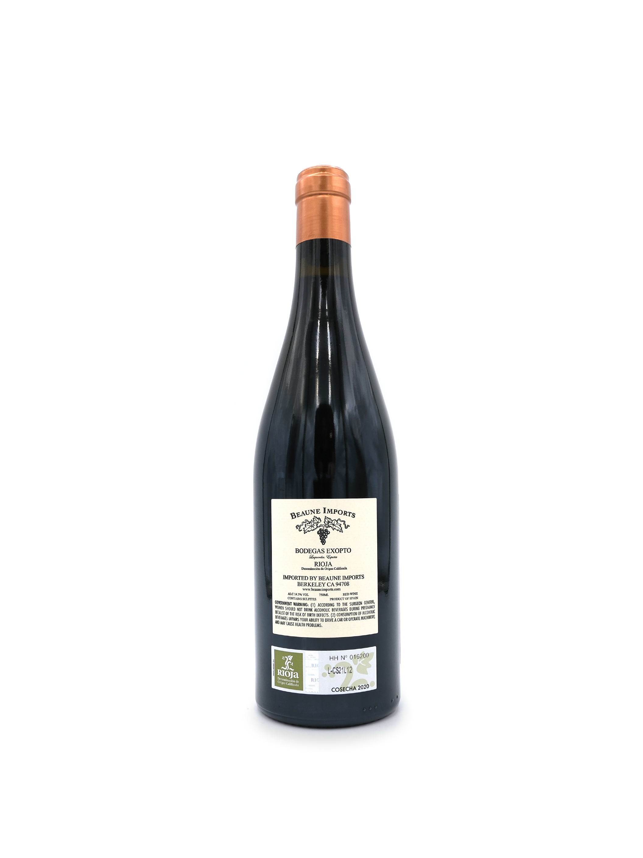 2020 Bodegas Exopto Horizonte Rioja 750mL