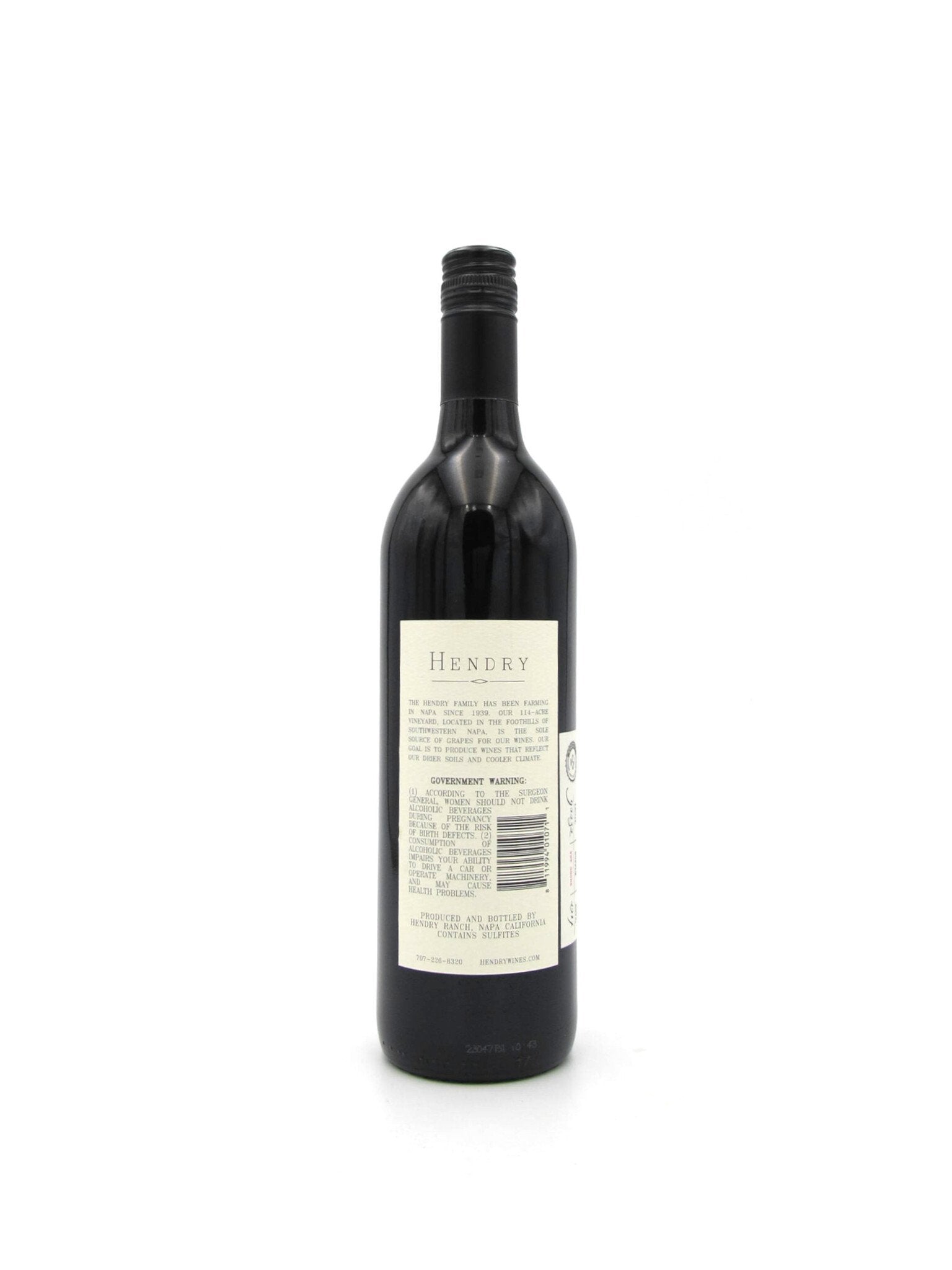 2021 Hendry HRW Cabernet Sauvignon 750mL