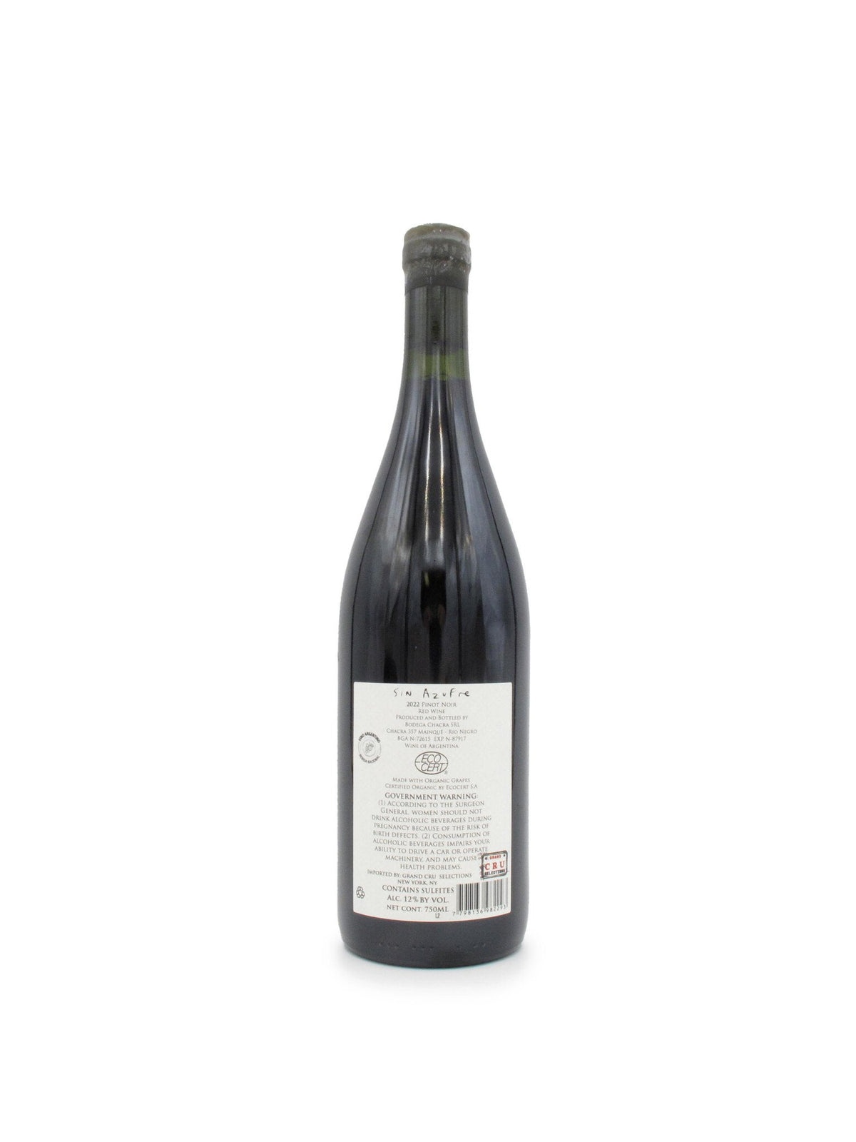 2025 Bodega Chacra 'Sin Azufre' 750ml
