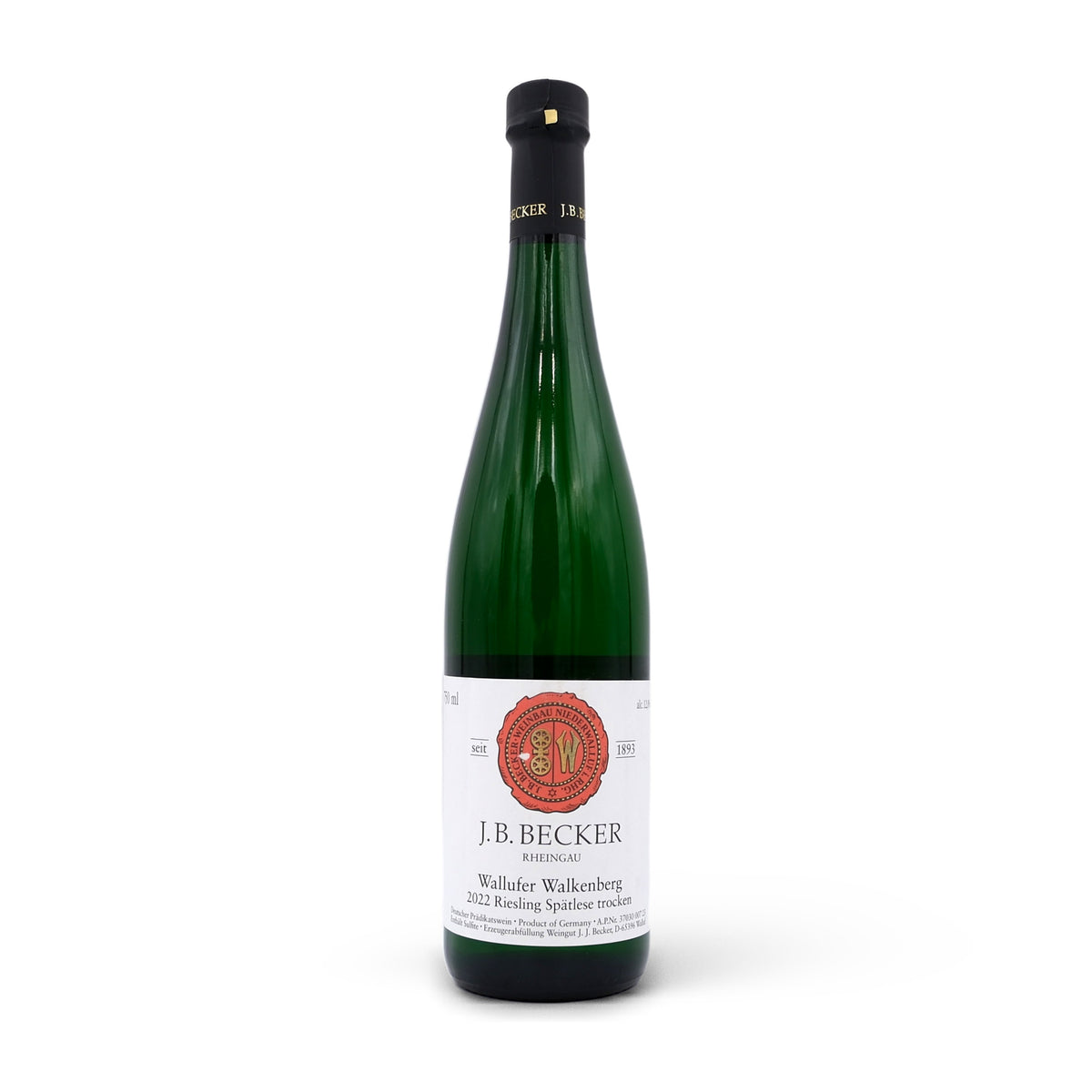 2022 JB Becker Riesling Spatlese Trocken Walkenberg 750mL