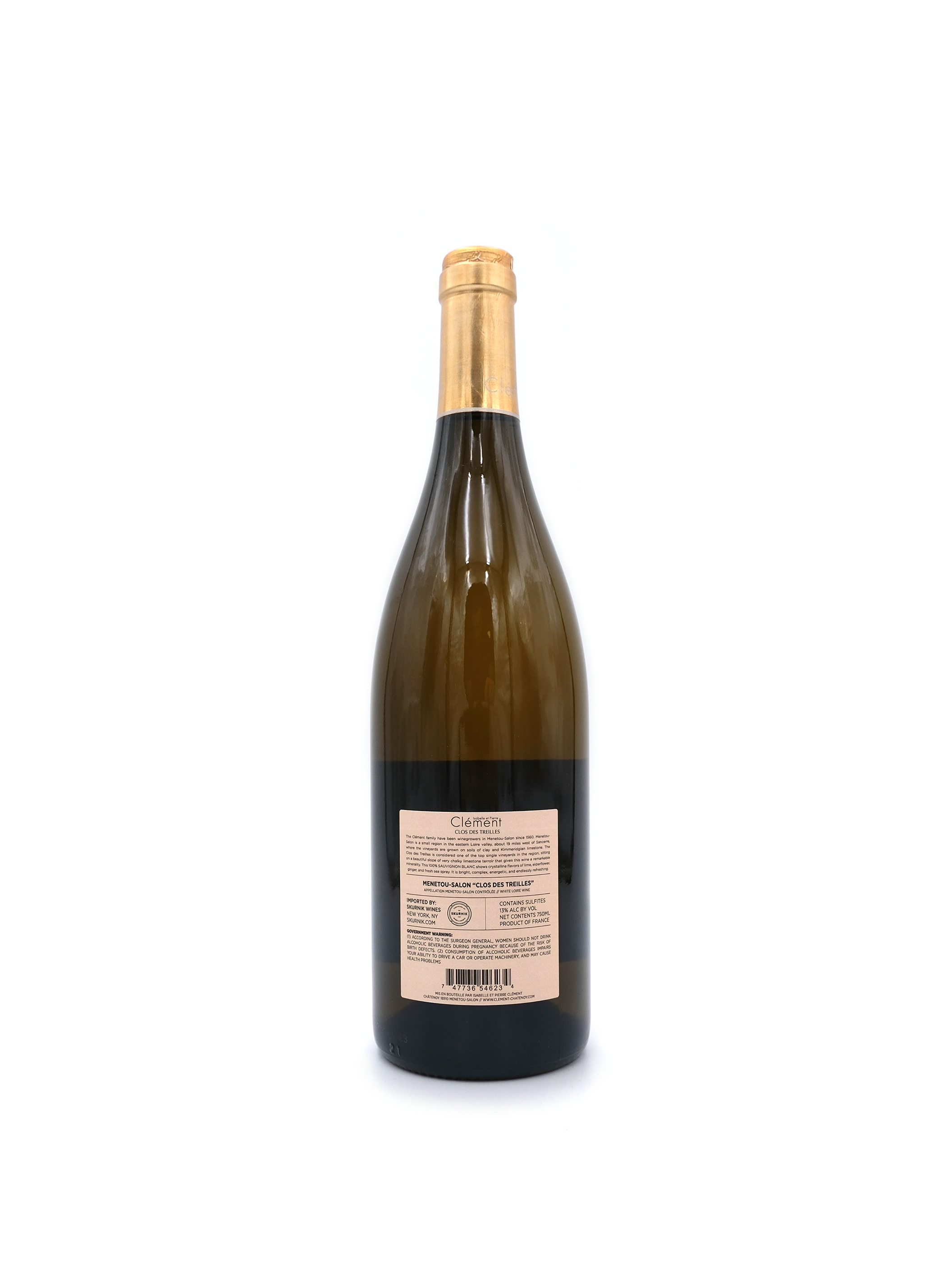2022 Isabelle et Pierre Clement Clos des Treilles Menetou-Salon Blanc 750mL