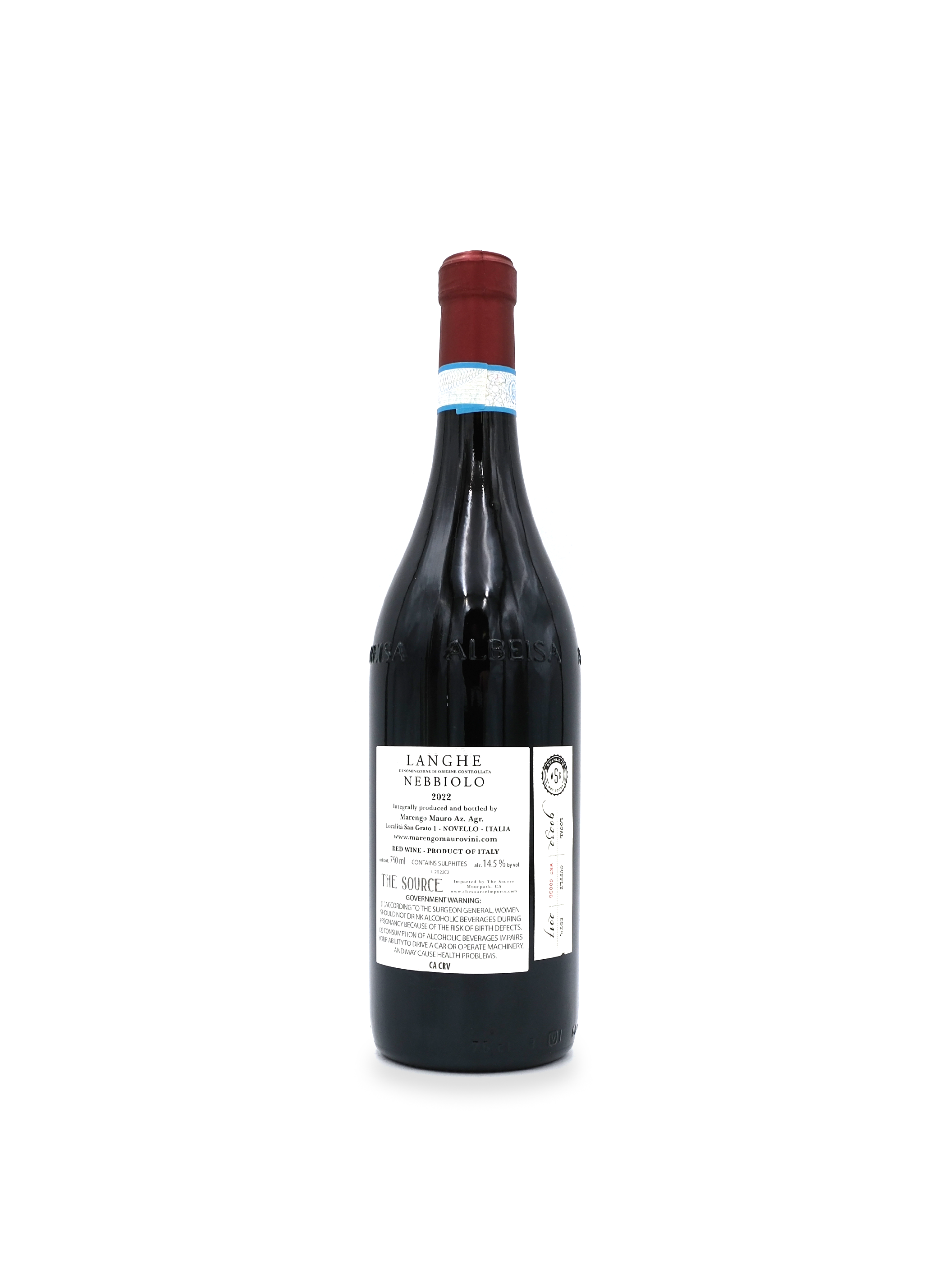2022 Marengo Langhe Nebbiolo 750mL