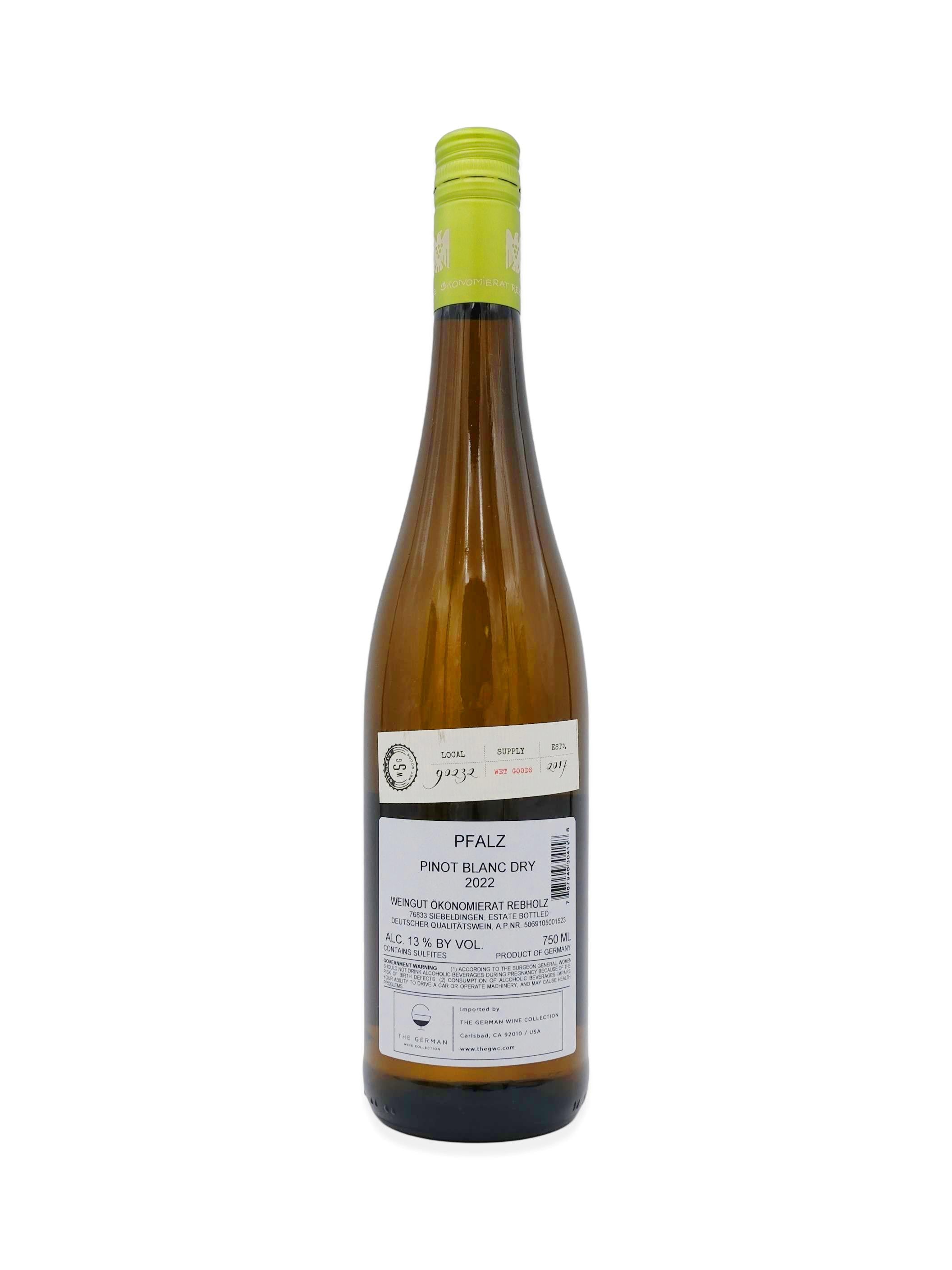 2022 Rebholz Pinot Blanc 750mL