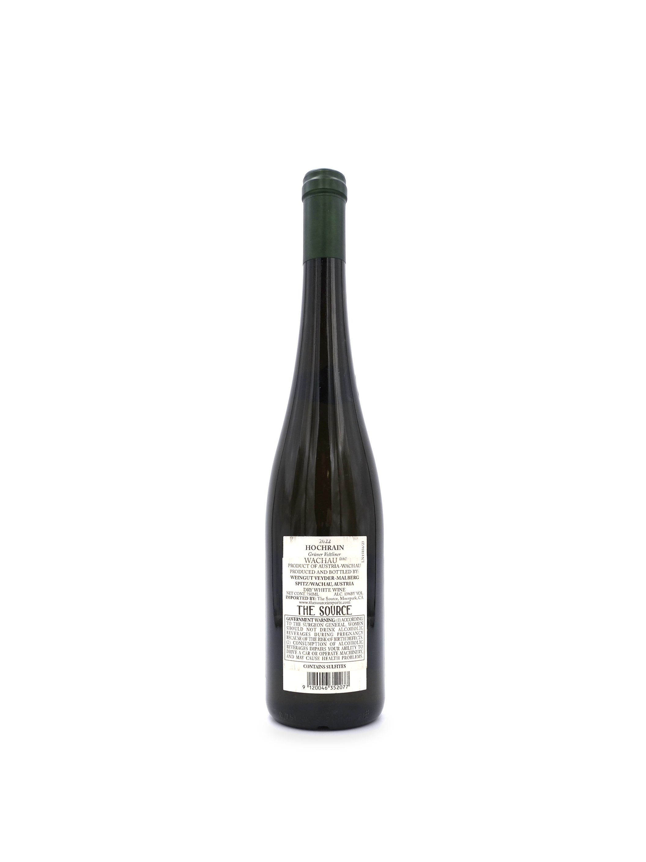 2022 Veyder Malberg Wösendorfer Hochrain Gruner Veltliner 750mL