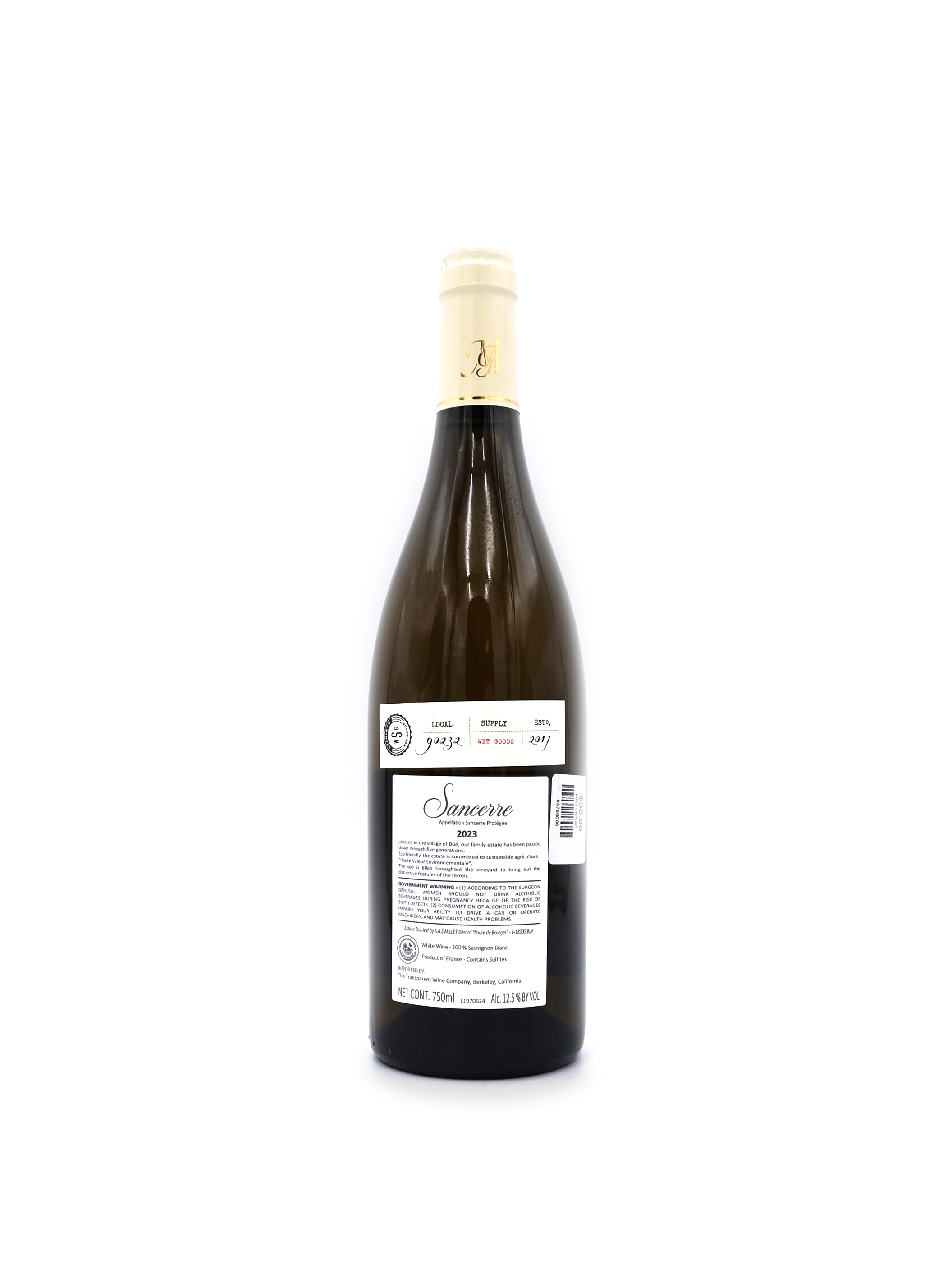 2023 Domaine Gerard Millet Sancerre 750mL