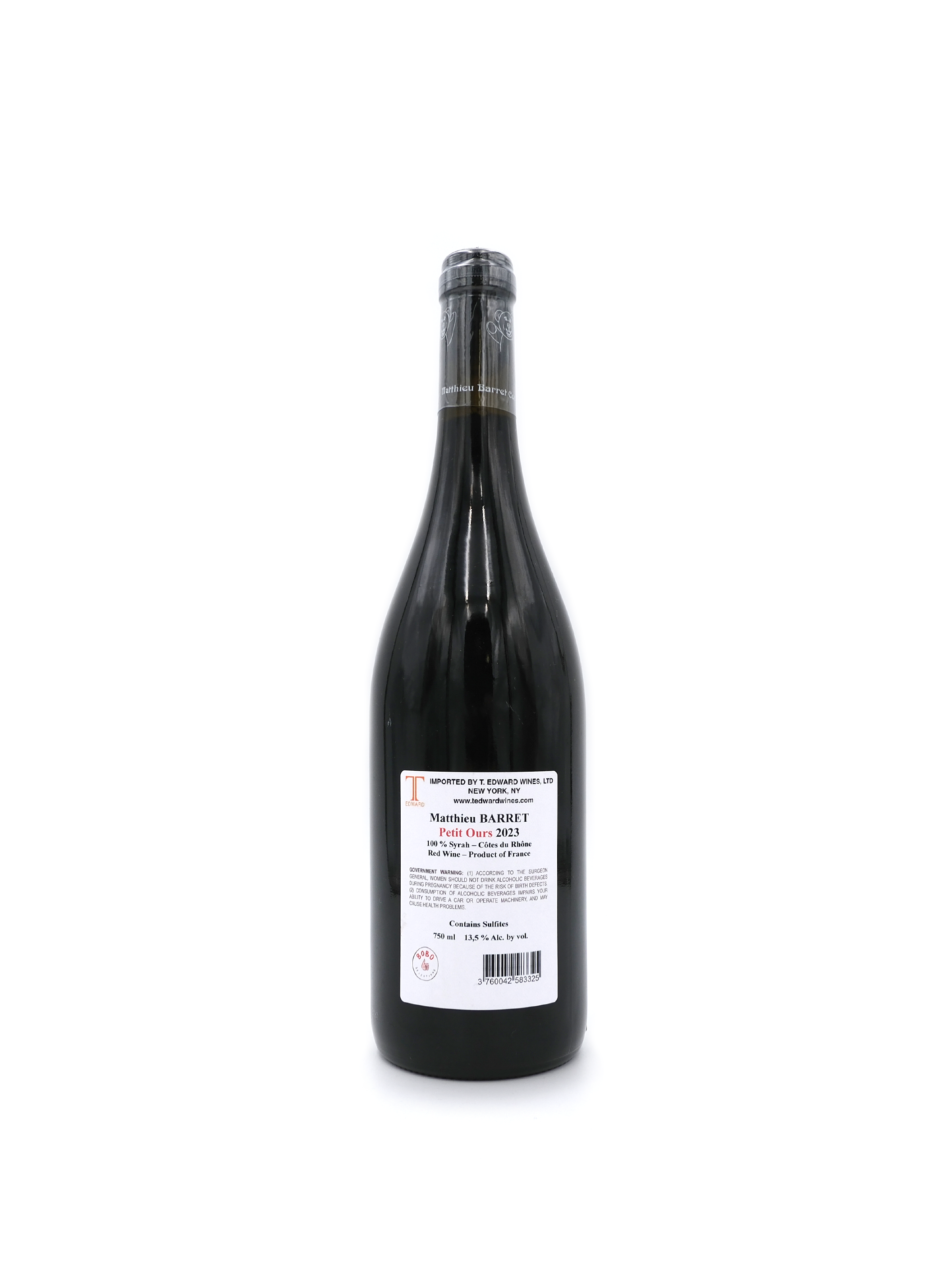 2023 Matthieu Barret 'Petit Ours' 750ml