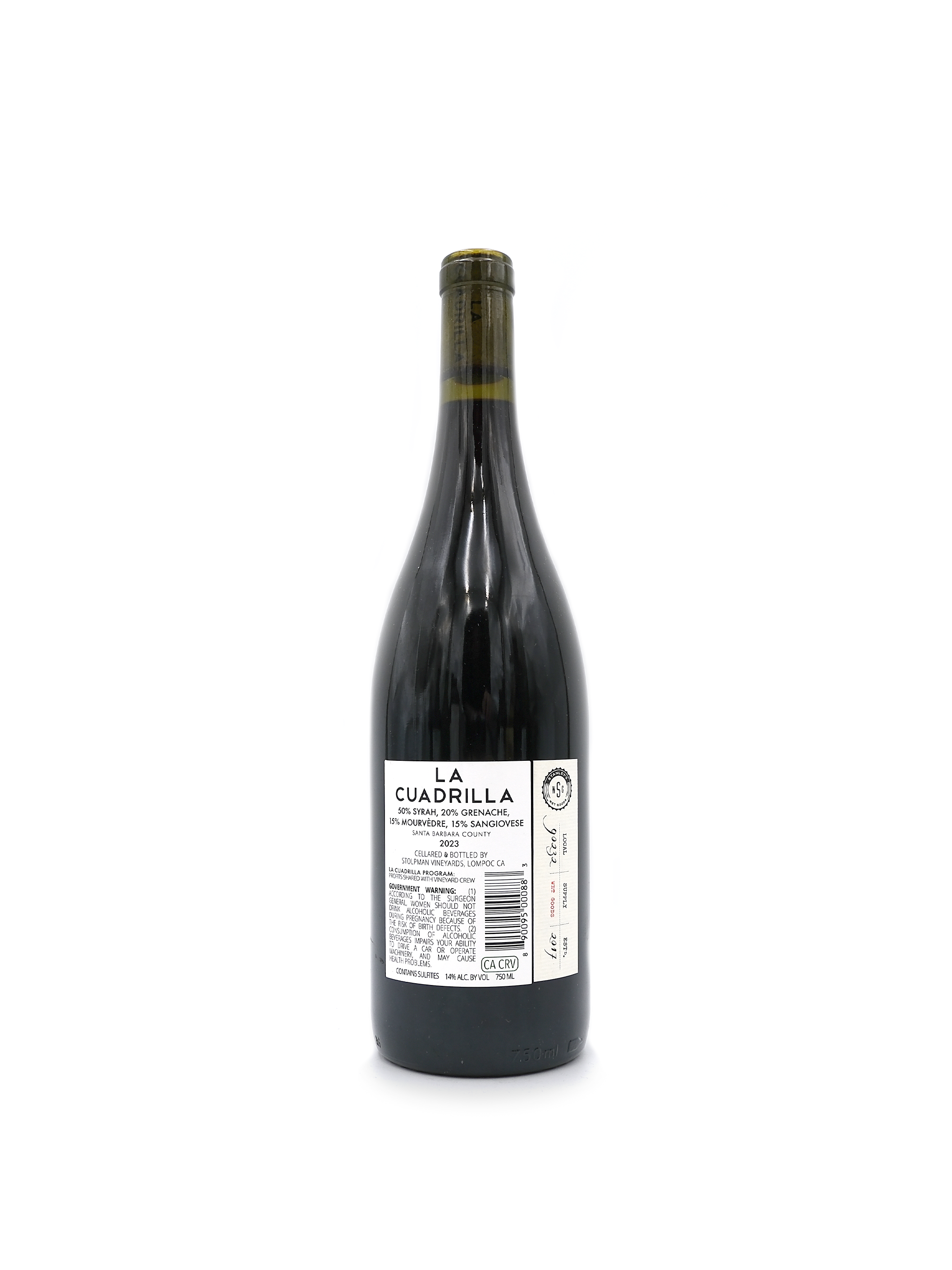 2023 Stolpman Vineyards Ballard Canyon La Cuadrilla Red Blend 750ml