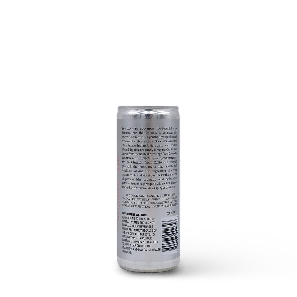 2024 Birichino Vin Gris Can 250mL