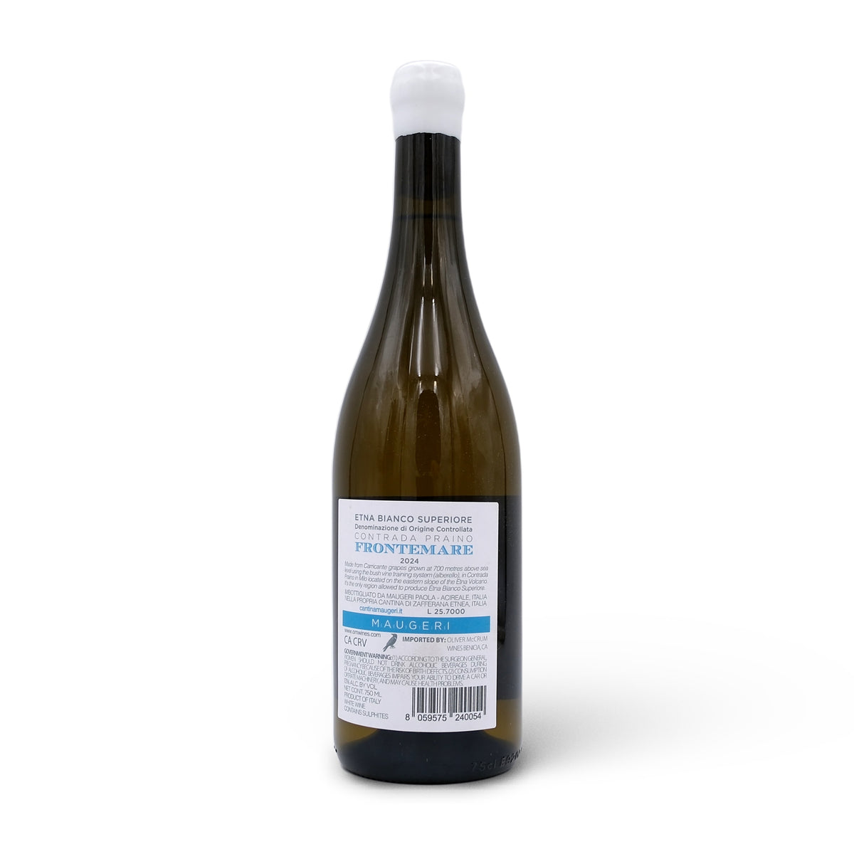 2024 Maugeri 'Frontemare' Etna Bianco Superiore Contrada Praino 750mL