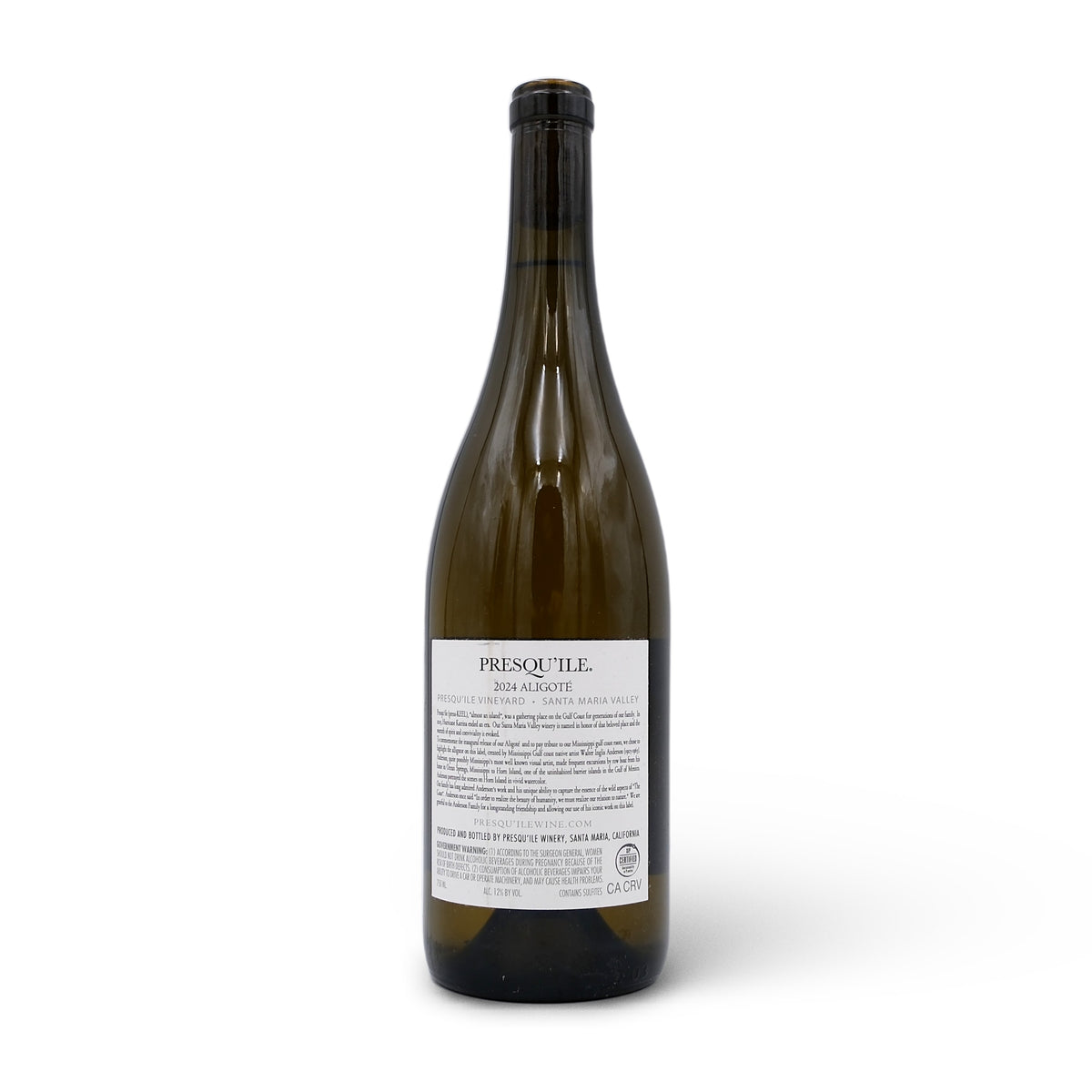2024 Presqu'ile Aligote 750mL
