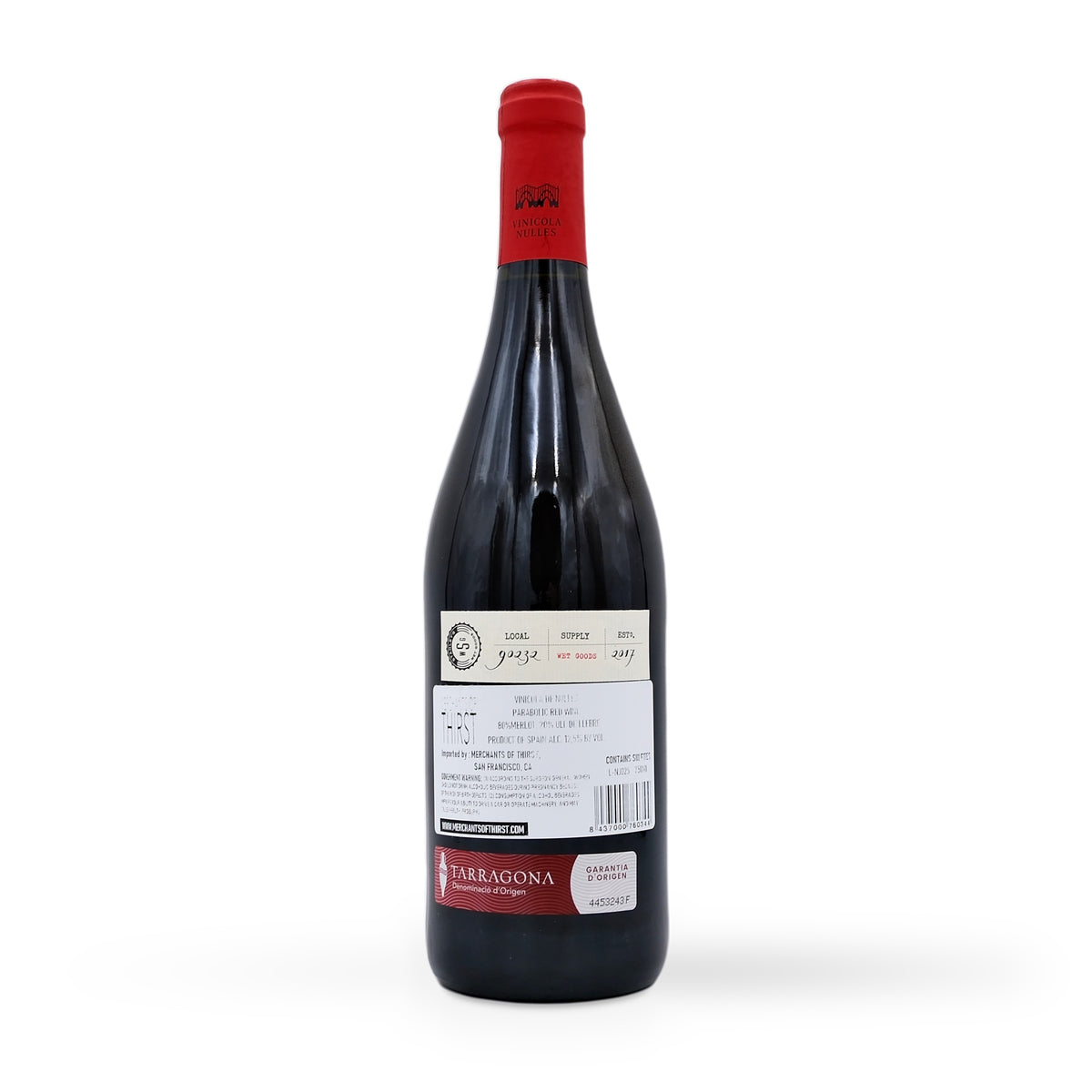 2025 Vinicola de Nulles 'Parabolic' Red 750mL