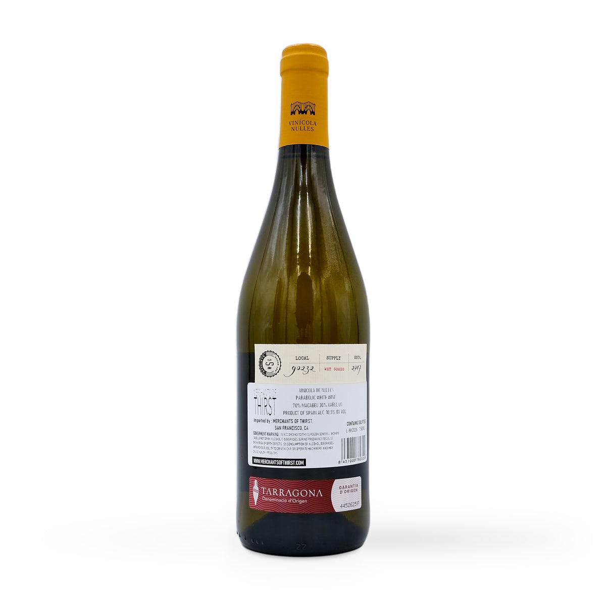 2025 Vinicola de Nulles 'Parabolic' White 750mL