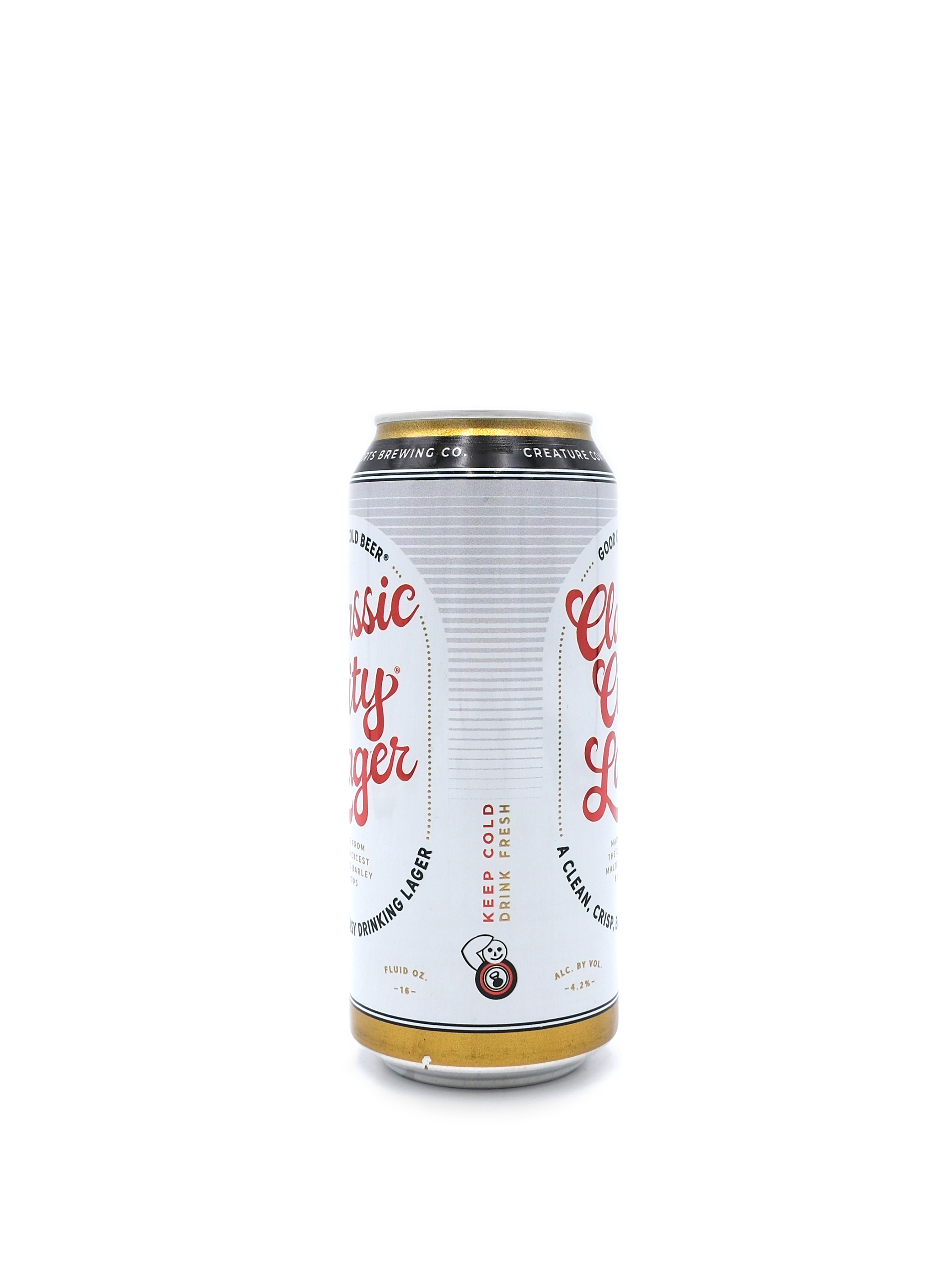 Creature Comforts Classic City Lager 16oz