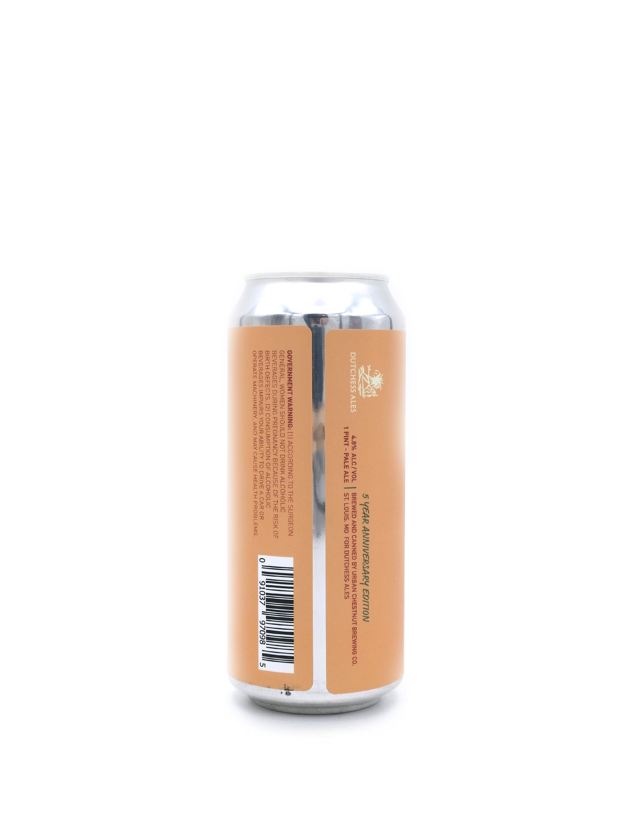 Dutchess Ghost Beer (G.B.) Pale Ale 16oz Single