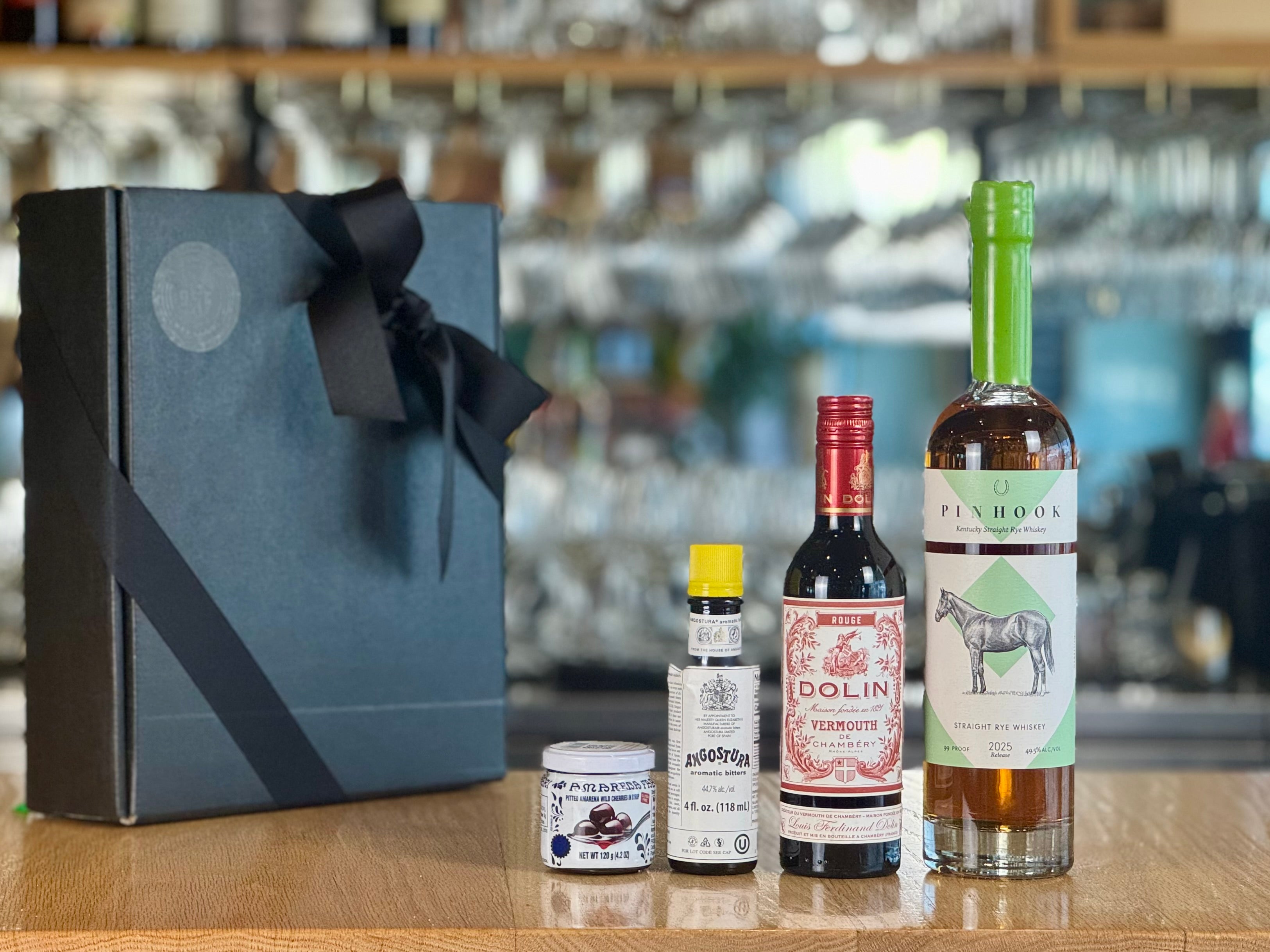 Manhattan Cocktail Kit Gift Box