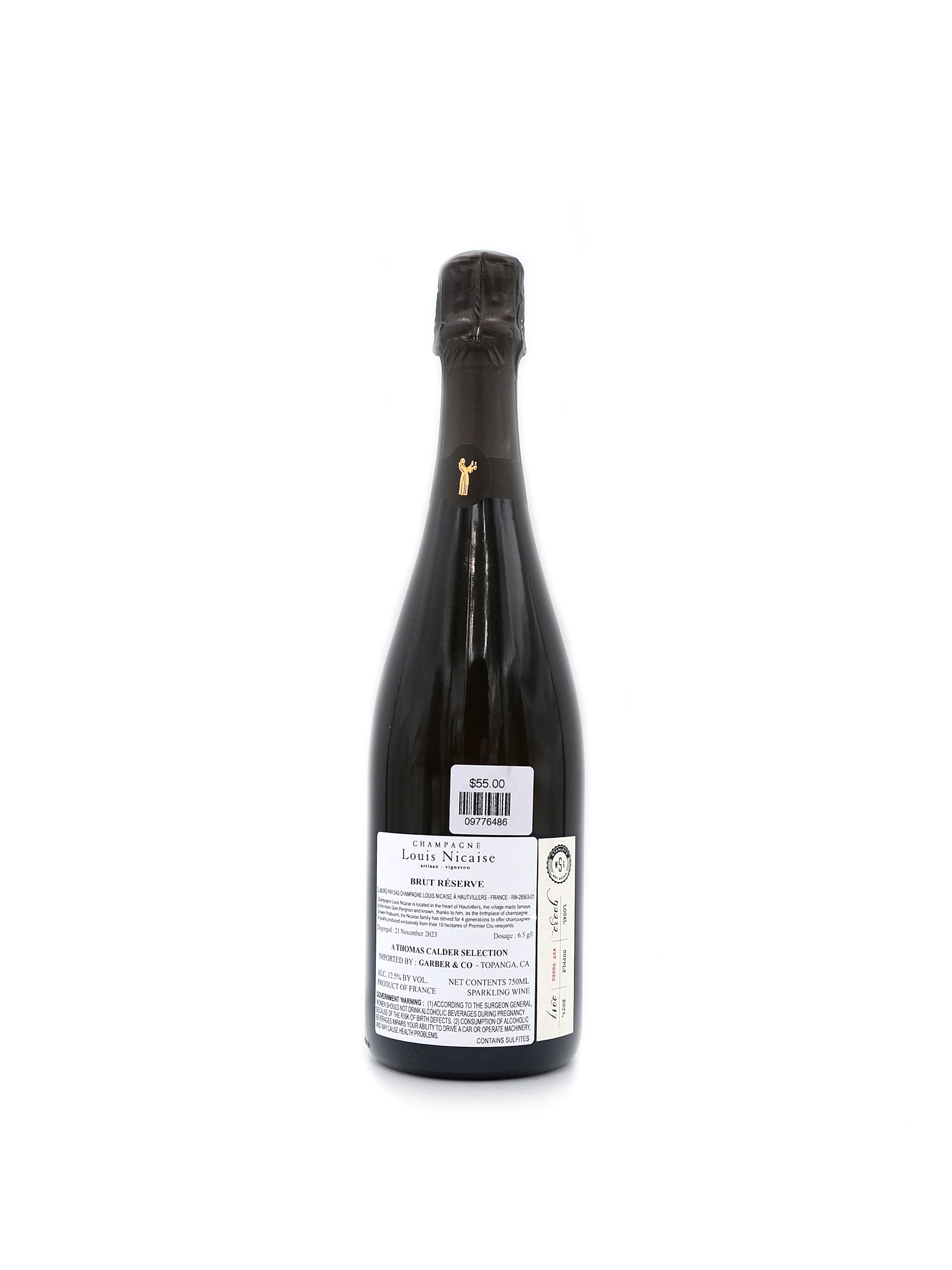 NV Louis Nicaise 1er Cru Brut Reserve 750mL